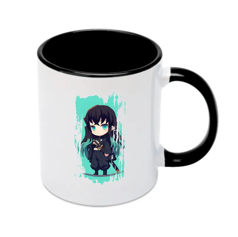 鬼滅の刃 グッズ,時透 無一郎 - カラフルマグカップ ・ 陶器 ・ 熱転写プリント ・ 鮮やかデザイン ・ 耐久性 高品質 ・ コーヒー お茶 ギフト用