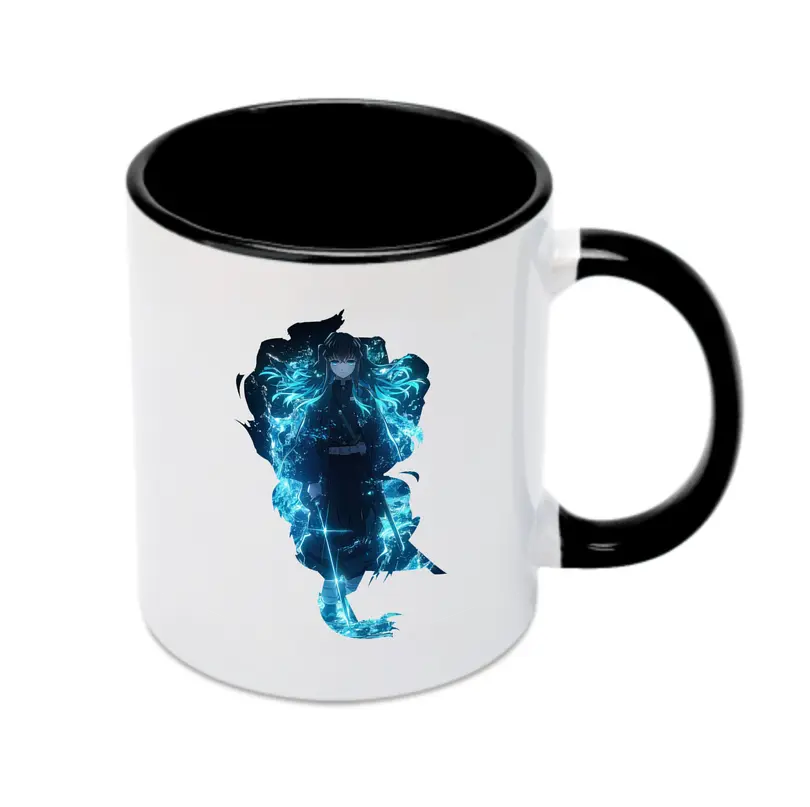 鬼滅の刃 グッズ,時透 無一郎 - カラフルマグカップ ・ 陶器 ・ 熱転写プリント ・ 鮮やかデザイン ・ 耐久性 高品質 ・ コーヒー お茶 ギフト用