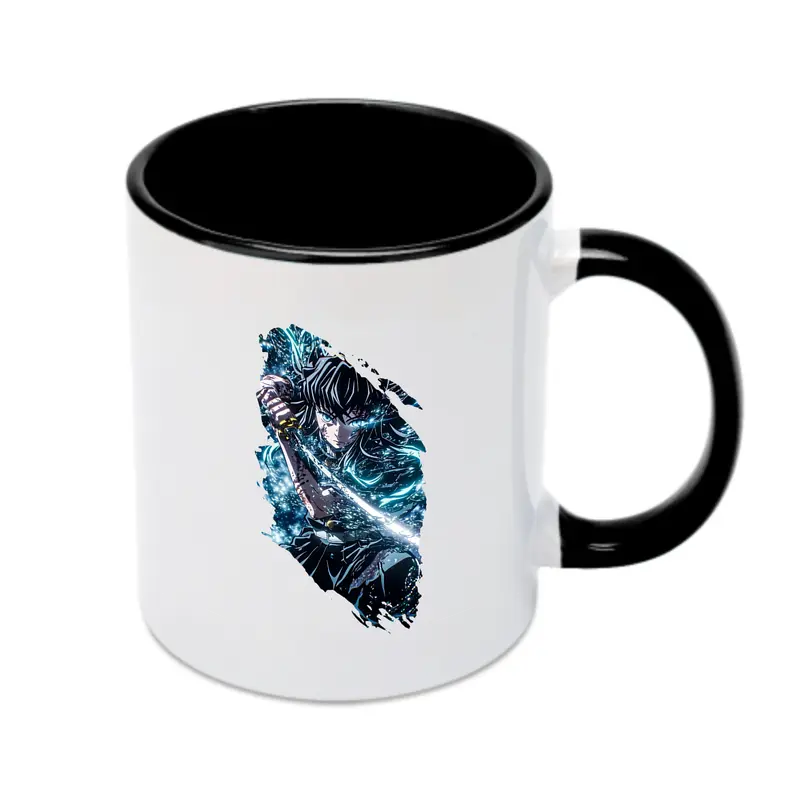 鬼滅の刃 グッズ,時透 無一郎 - カラフルマグカップ ・ 陶器 ・ 熱転写プリント ・ 鮮やかデザイン ・ 耐久性 高品質 ・ コーヒー お茶 ギフト用