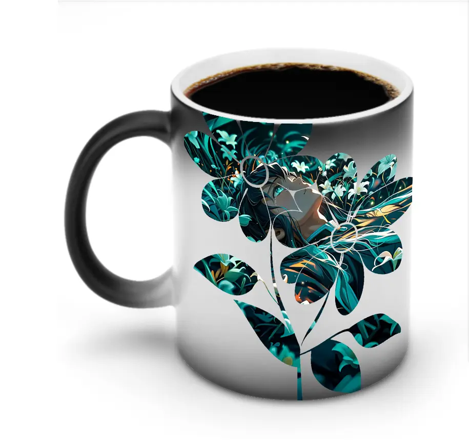 鬼滅の刃 グッズ,時透 無一郎 - 変色マグカップ ・ セラミック ・ 熱転写プリント ・ 耐久性 高品質 ・ ギフト・自宅用 コーヒー お茶