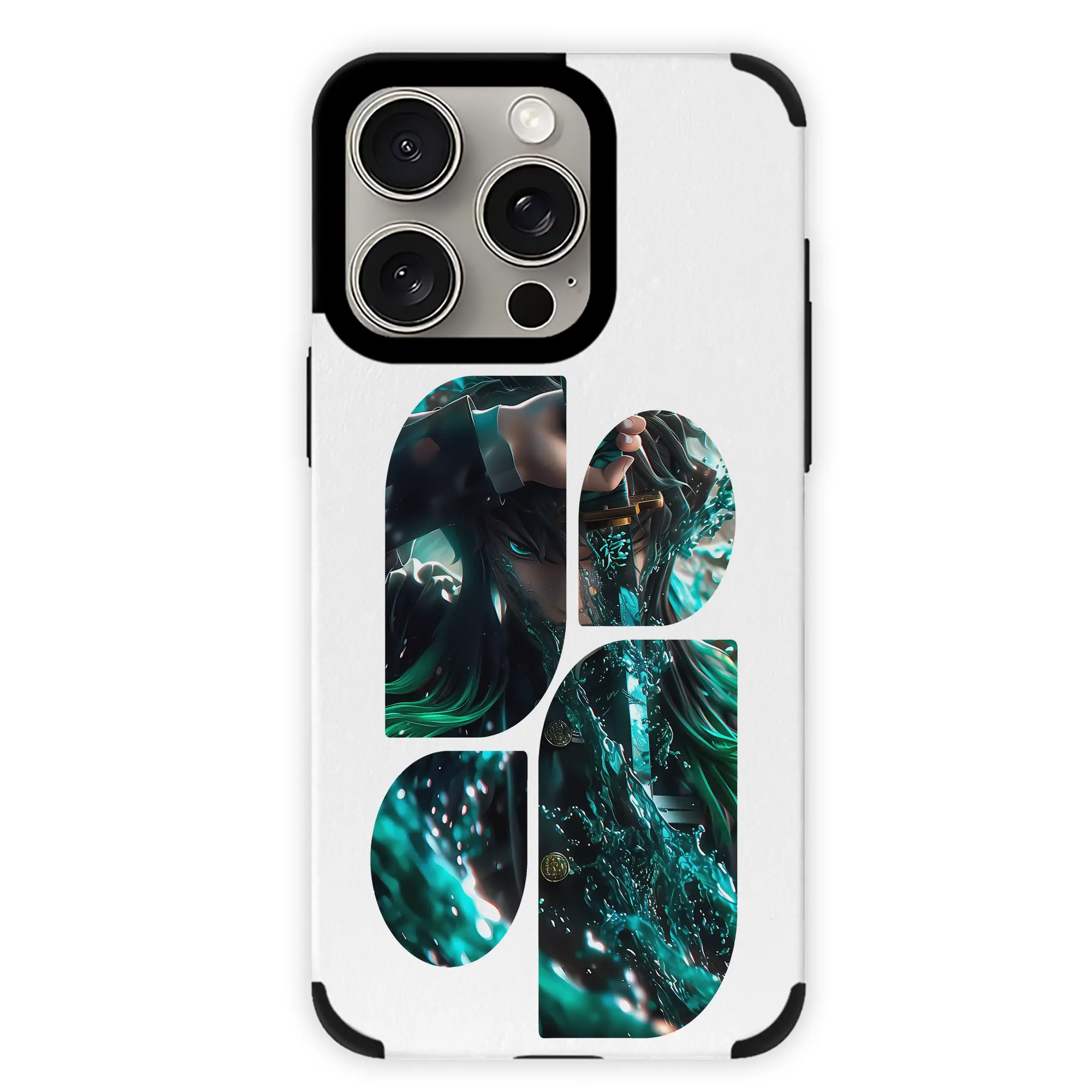 鬼滅の刃 グッズ,時透 無一郎 - IPhone15ProMax対応 ・ PUレザースマホケース ・ 耐衝撃 ・ 黄変防止 ・ 360度全面保護 ・ 柔らか手触り ・ 3D立体ボタン