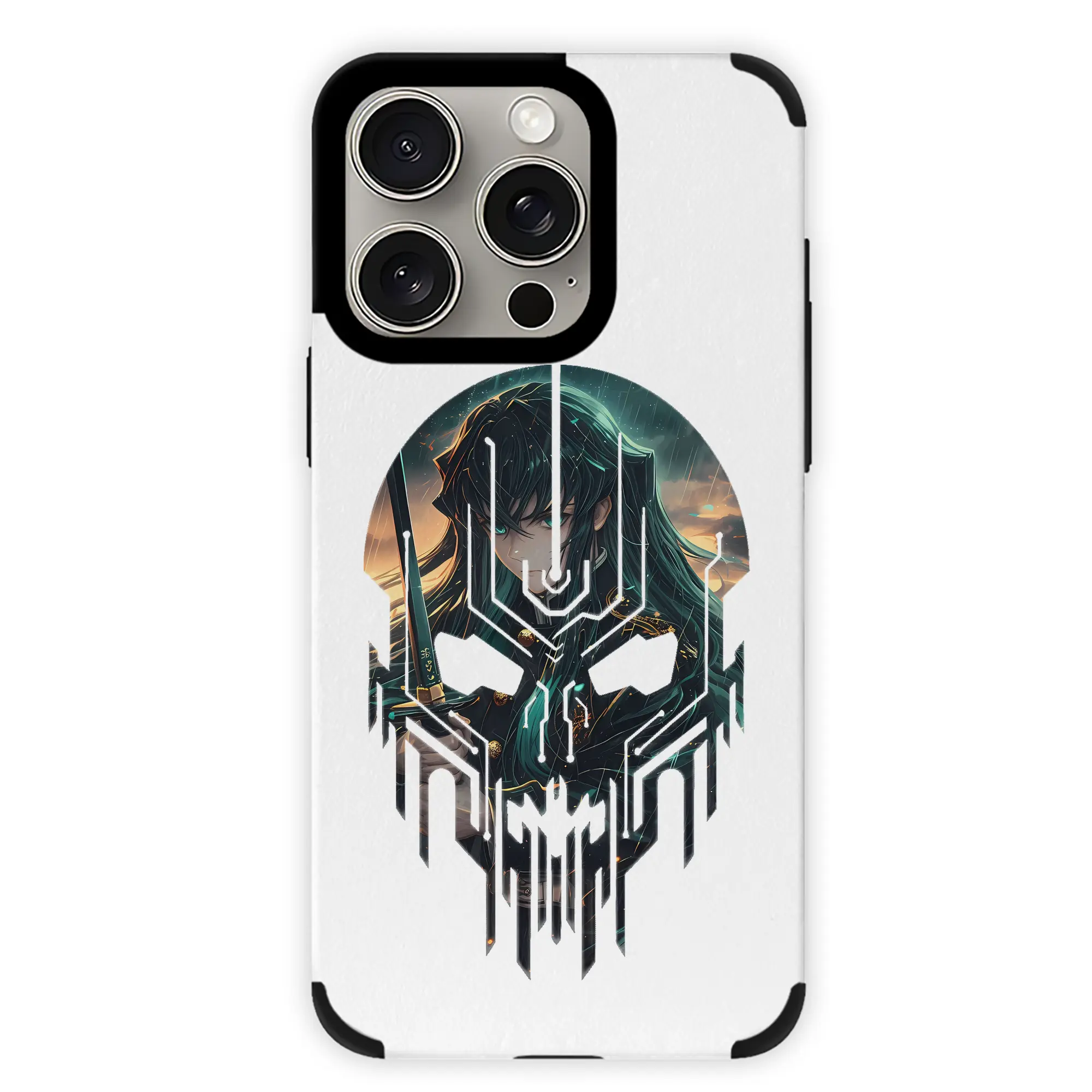 鬼滅の刃 グッズ,時透 無一郎 - IPhone15ProMax対応 ・ PUレザースマホケース ・ 耐衝撃 ・ 黄変防止 ・ 360度全面保護 ・ 柔らか手触り ・ 3D立体ボタン