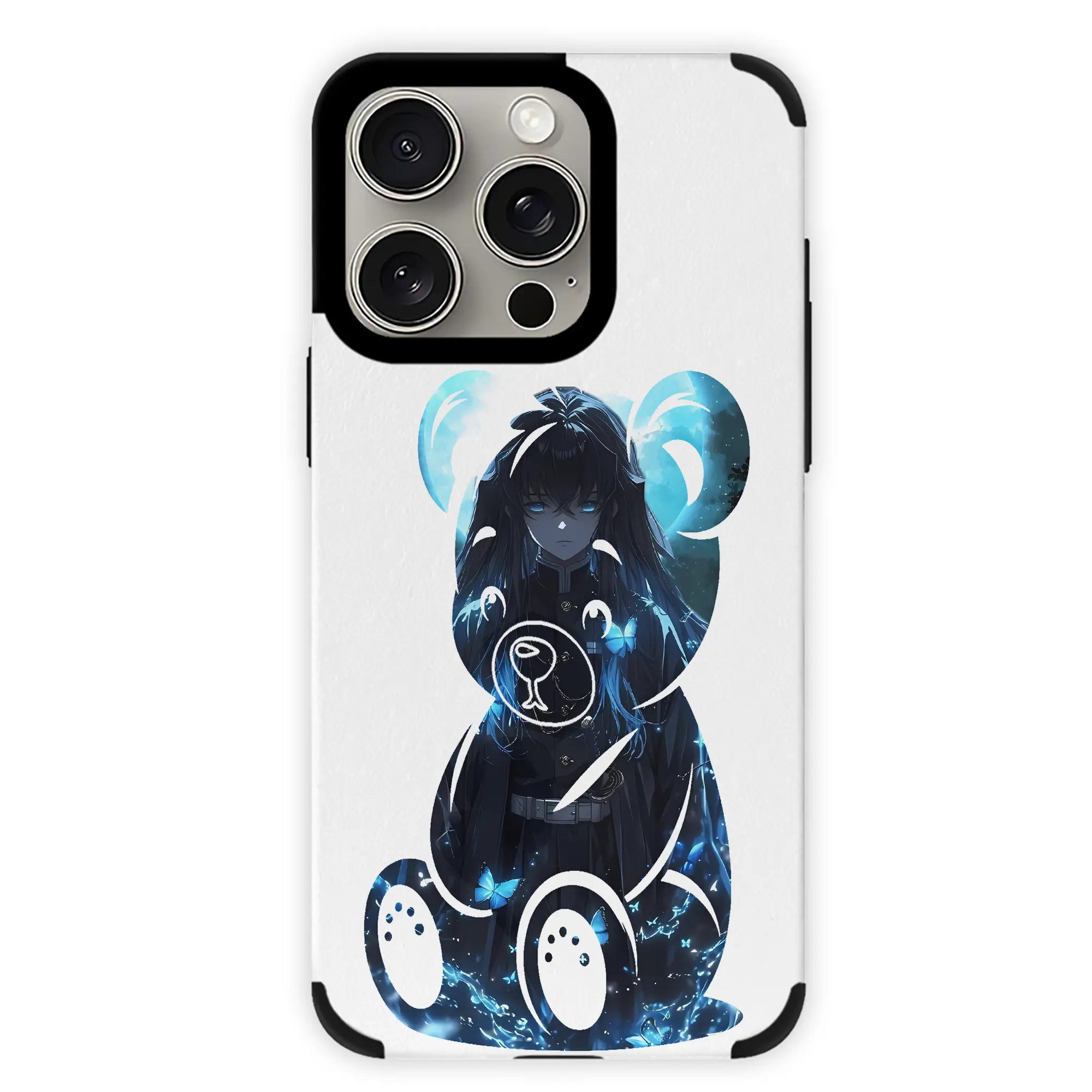 鬼滅の刃 グッズ,時透 無一郎 - IPhone15ProMax対応 ・ PUレザースマホケース ・ 耐衝撃 ・ 黄変防止 ・ 360度全面保護 ・ 柔らか手触り ・ 3D立体ボタン