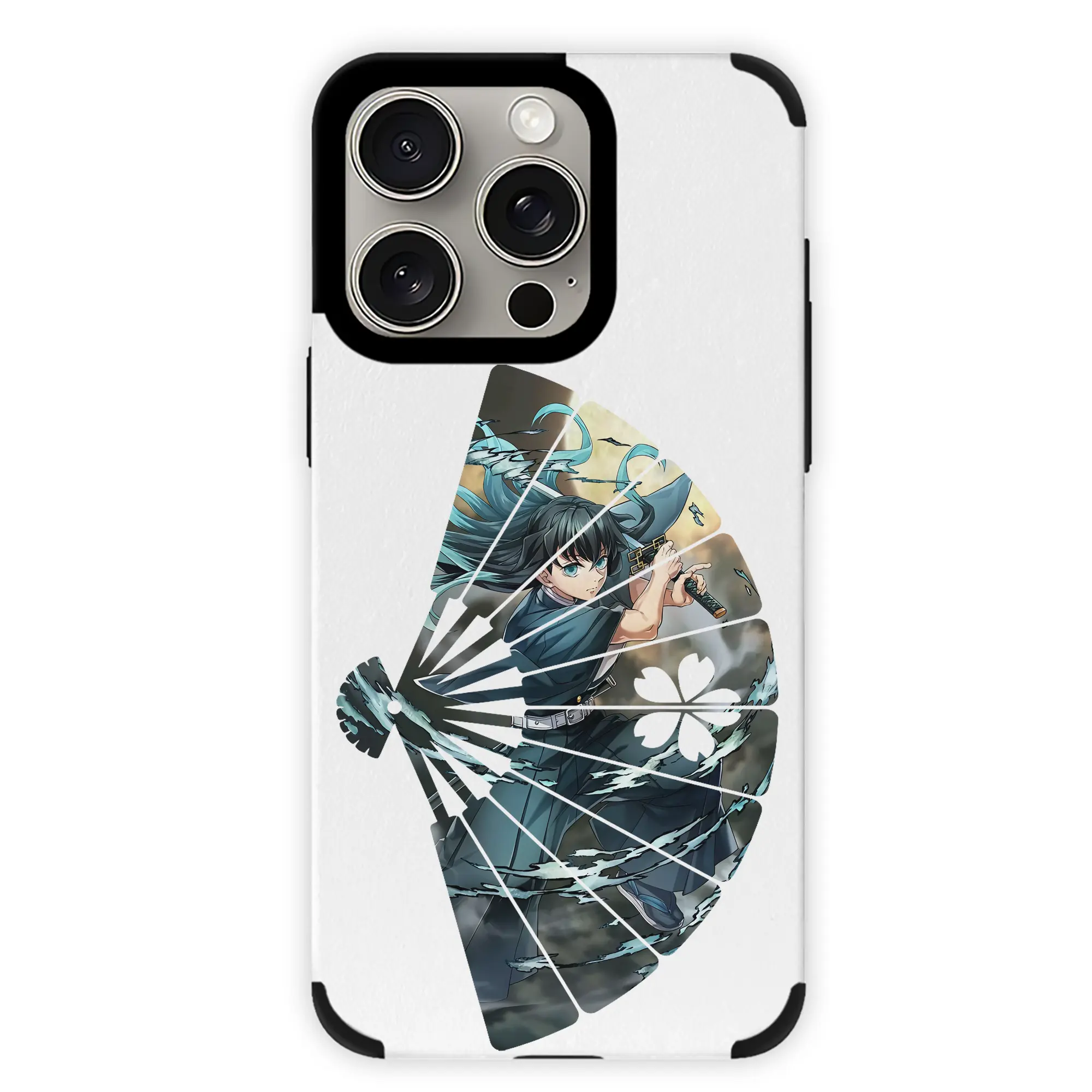 鬼滅の刃 グッズ,時透 無一郎 - IPhone15ProMax対応 ・ PUレザースマホケース ・ 耐衝撃 ・ 黄変防止 ・ 360度全面保護 ・ 柔らか手触り ・ 3D立体ボタン