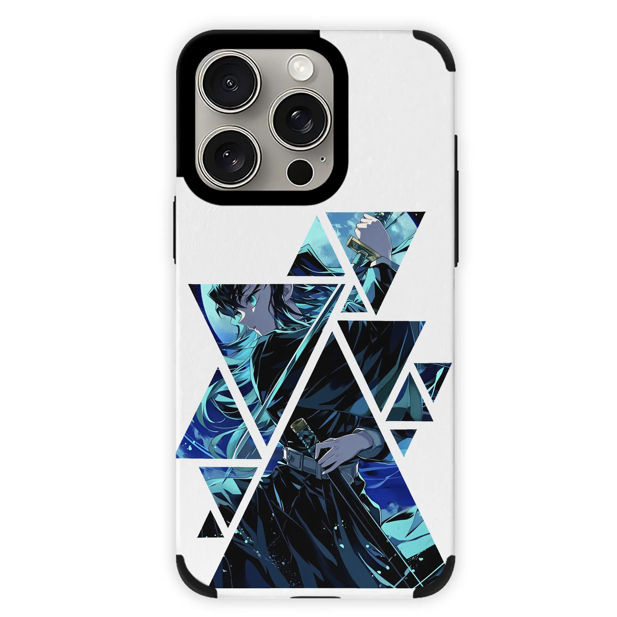 鬼滅の刃 グッズ,時透 無一郎 - IPhone15ProMax対応 ・ PUレザースマホケース ・ 耐衝撃 ・ 黄変防止 ・ 360度全面保護 ・ 柔らか手触り ・ 3D立体ボタン