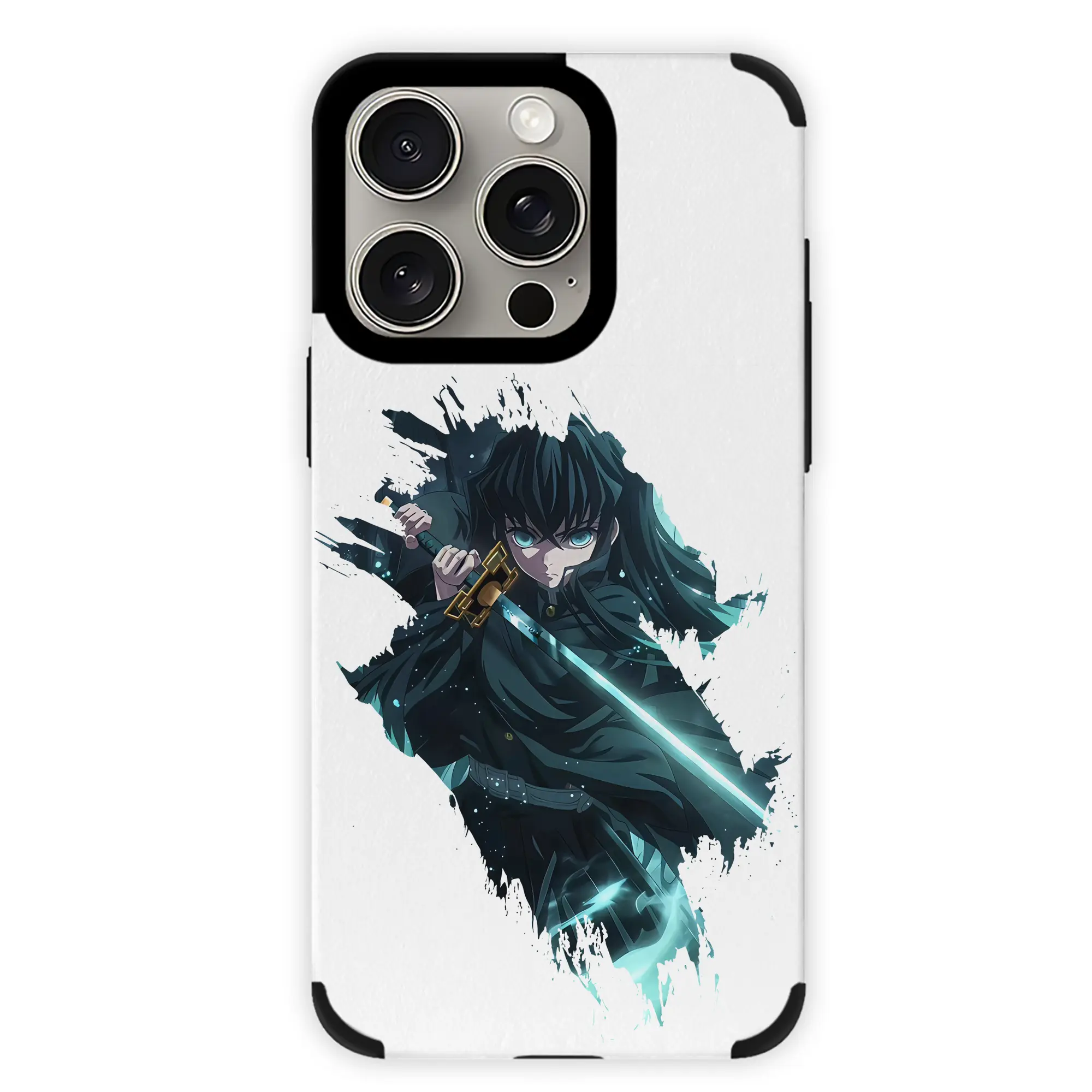 鬼滅の刃 グッズ,時透 無一郎 - IPhone15ProMax対応 ・ PUレザースマホケース ・ 耐衝撃 ・ 黄変防止 ・ 360度全面保護 ・ 柔らか手触り ・ 3D立体ボタン