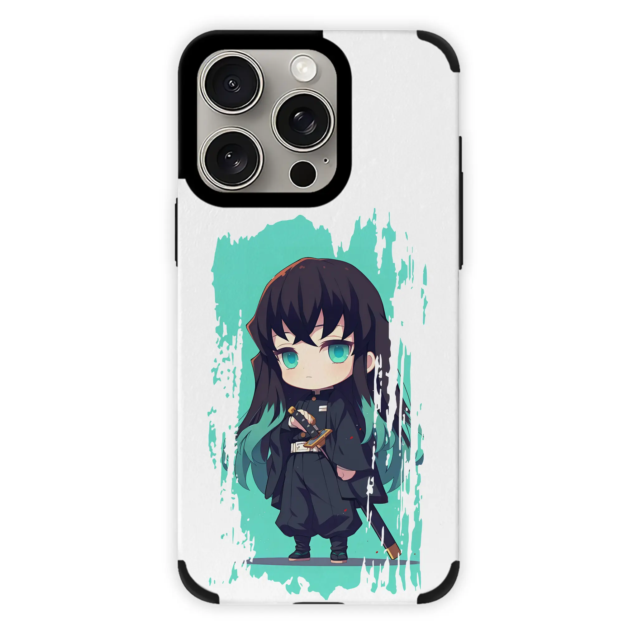 鬼滅の刃 グッズ,時透 無一郎 - IPhone15ProMax対応 ・ PUレザースマホケース ・ 耐衝撃 ・ 黄変防止 ・ 360度全面保護 ・ 柔らか手触り ・ 3D立体ボタン