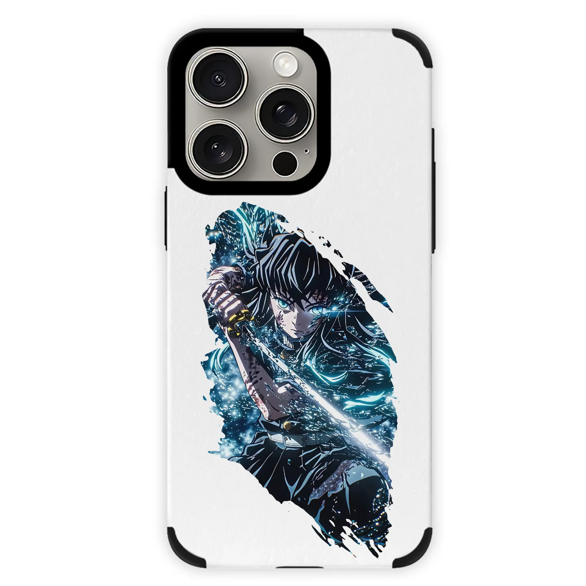 鬼滅の刃 グッズ,時透 無一郎 - IPhone15ProMax対応 ・ PUレザースマホケース ・ 耐衝撃 ・ 黄変防止 ・ 360度全面保護 ・ 柔らか手触り ・ 3D立体ボタン