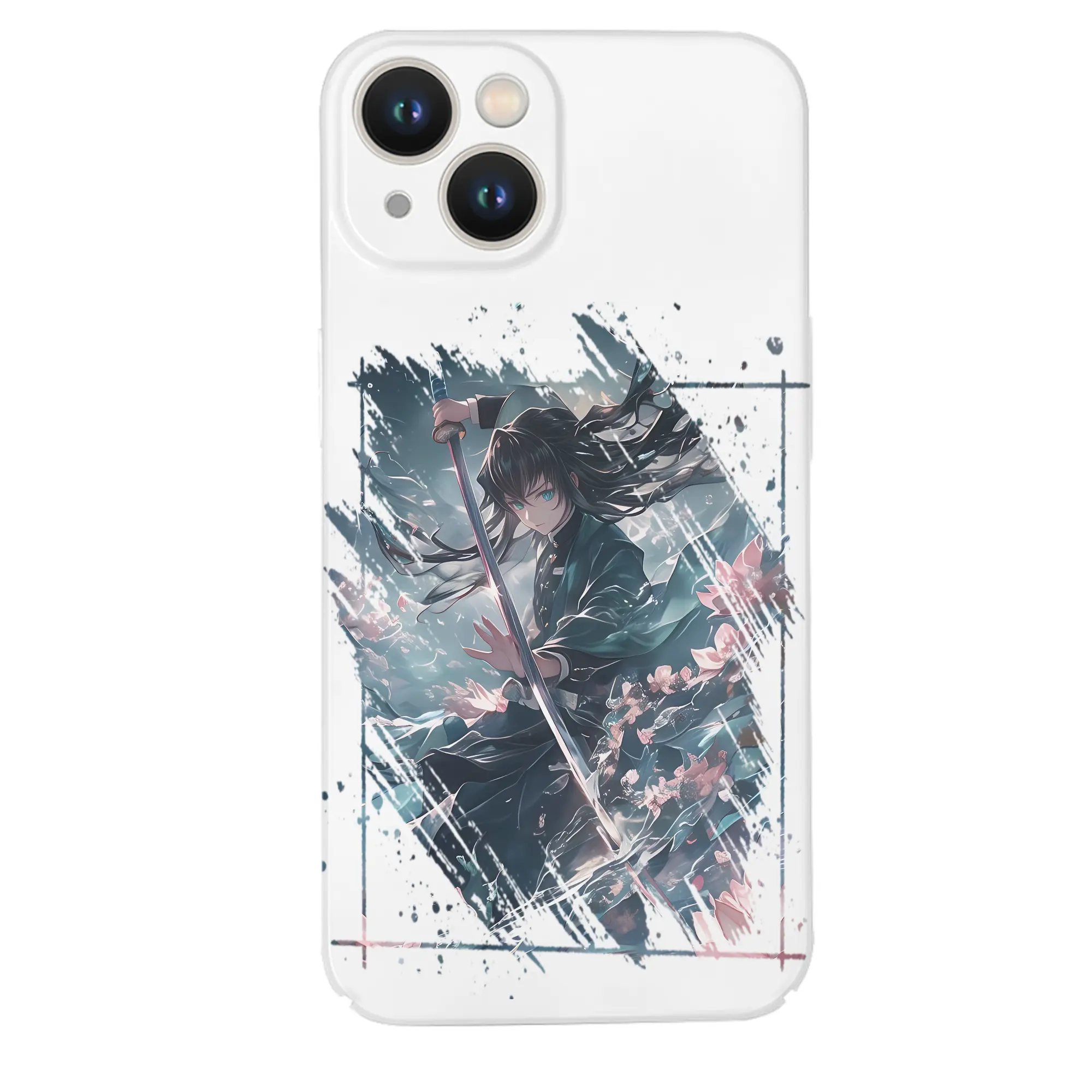 鬼滅の刃 グッズ,時透 無一郎 - IPhone 14シリーズ対応 ・ ハードケース ・ 衝撃吸収 ・ 360度密着 ・ カメラ保護 ・ 高品質プラスチック ・ 快適操作