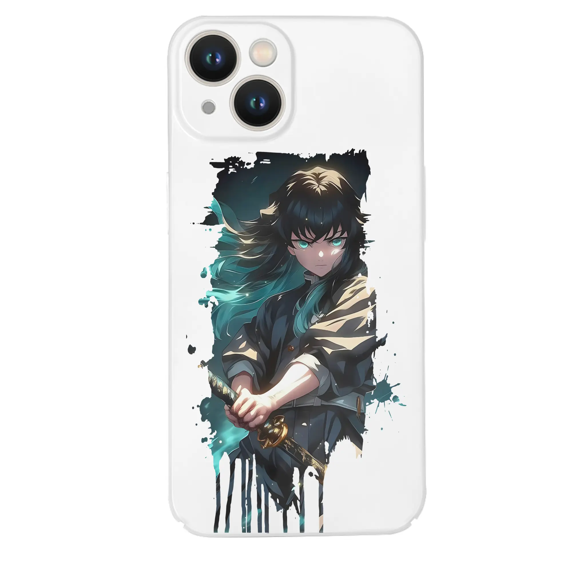 鬼滅の刃 グッズ,時透 無一郎 - IPhone 14シリーズ対応 ・ ハードケース ・ 衝撃吸収 ・ 360度密着 ・ カメラ保護 ・ 高品質プラスチック ・ 快適操作