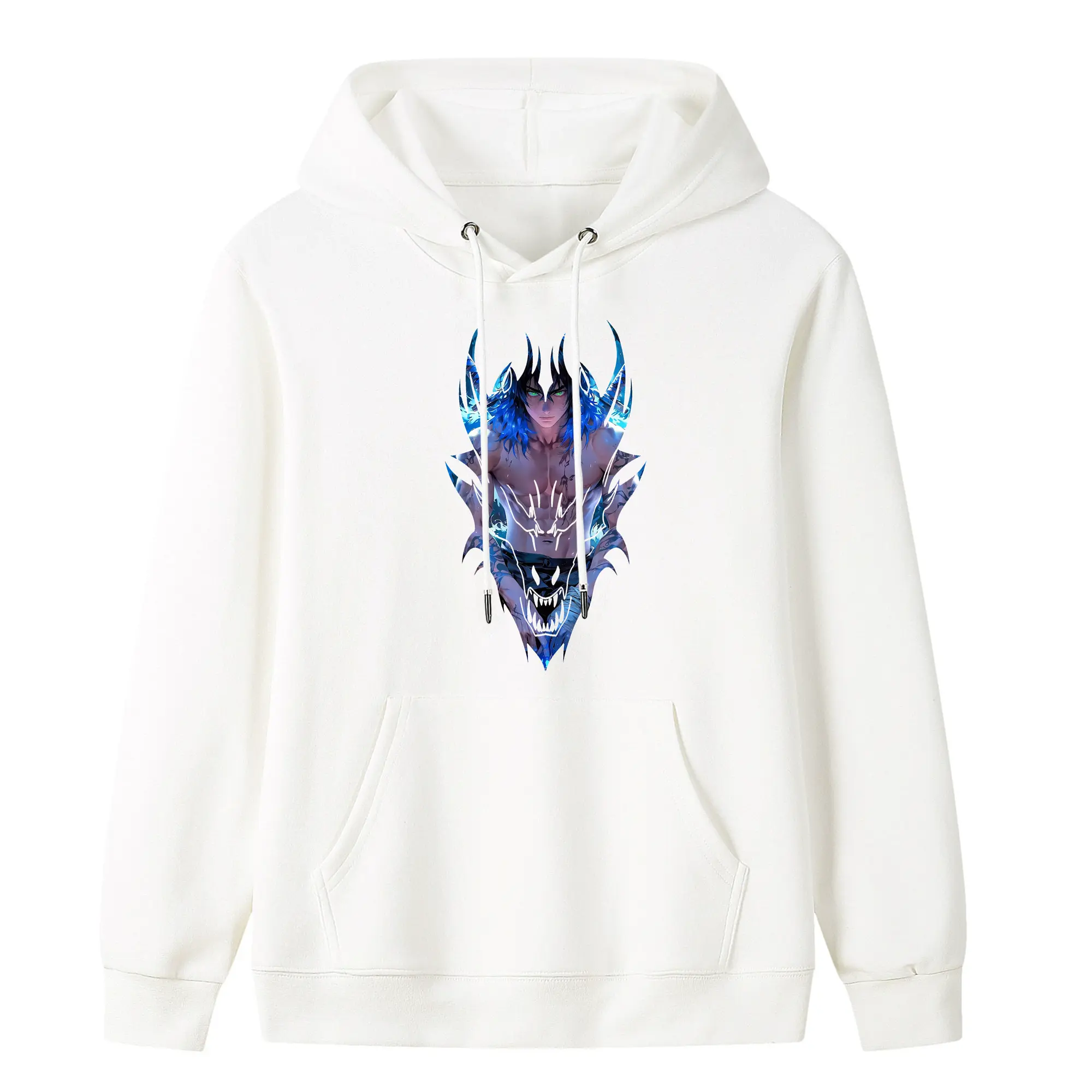 鬼滅の刃 グッズ,嘴平 伊之助 - キッズ フード付きパーカー ・ フロントプリント ・ ポリエステル100％ ・ 快適 通学 スポーツ 日常使い お散歩用