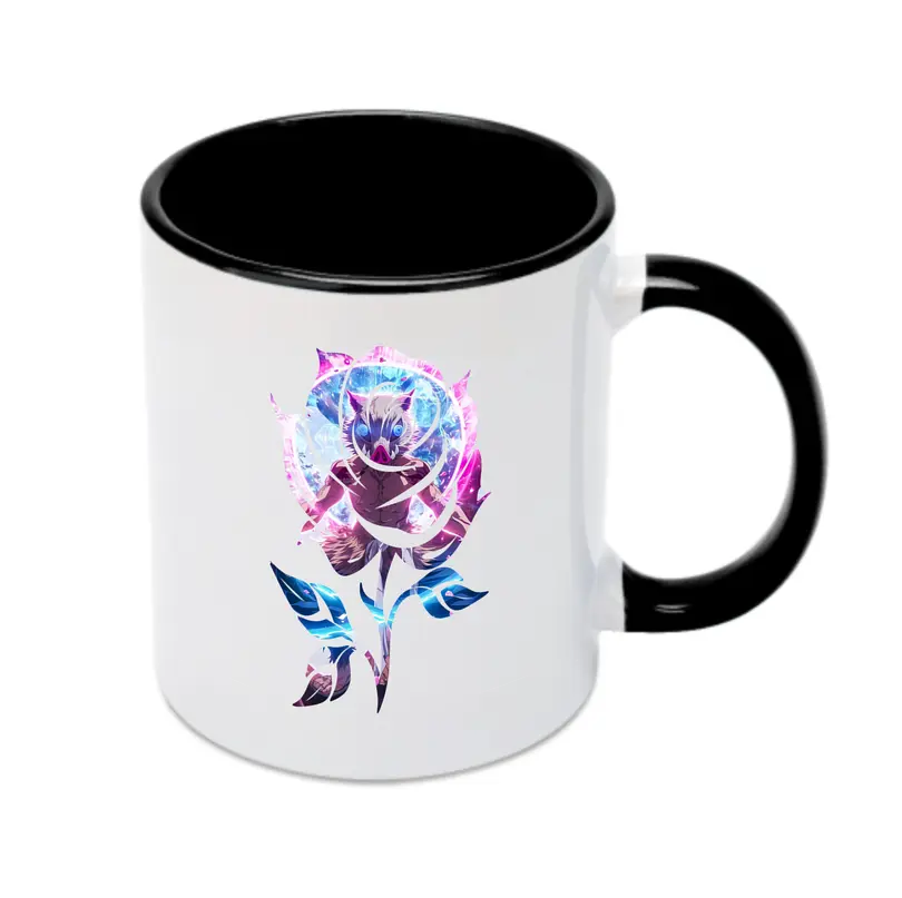 鬼滅の刃 グッズ,嘴平 伊之助 - カラフルマグカップ ・ 陶器 ・ 熱転写プリント ・ 鮮やかデザイン ・ 耐久性 高品質 ・ コーヒー お茶 ギフト用