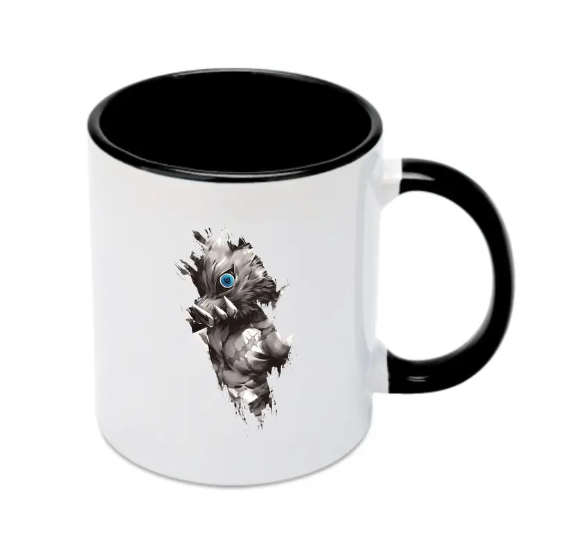 鬼滅の刃 グッズ,嘴平 伊之助 - カラフルマグカップ ・ 陶器 ・ 熱転写プリント ・ 鮮やかデザイン ・ 耐久性 高品質 ・ コーヒー お茶 ギフト用