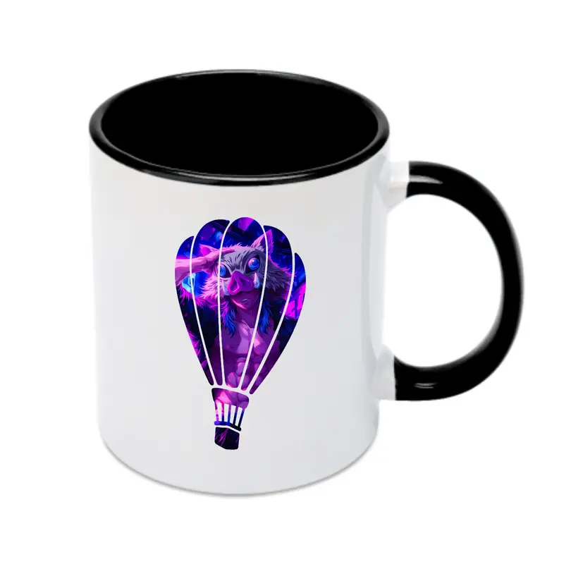 鬼滅の刃 グッズ,嘴平 伊之助 - カラフルマグカップ ・ 陶器 ・ 熱転写プリント ・ 鮮やかデザイン ・ 耐久性 高品質 ・ コーヒー お茶 ギフト用