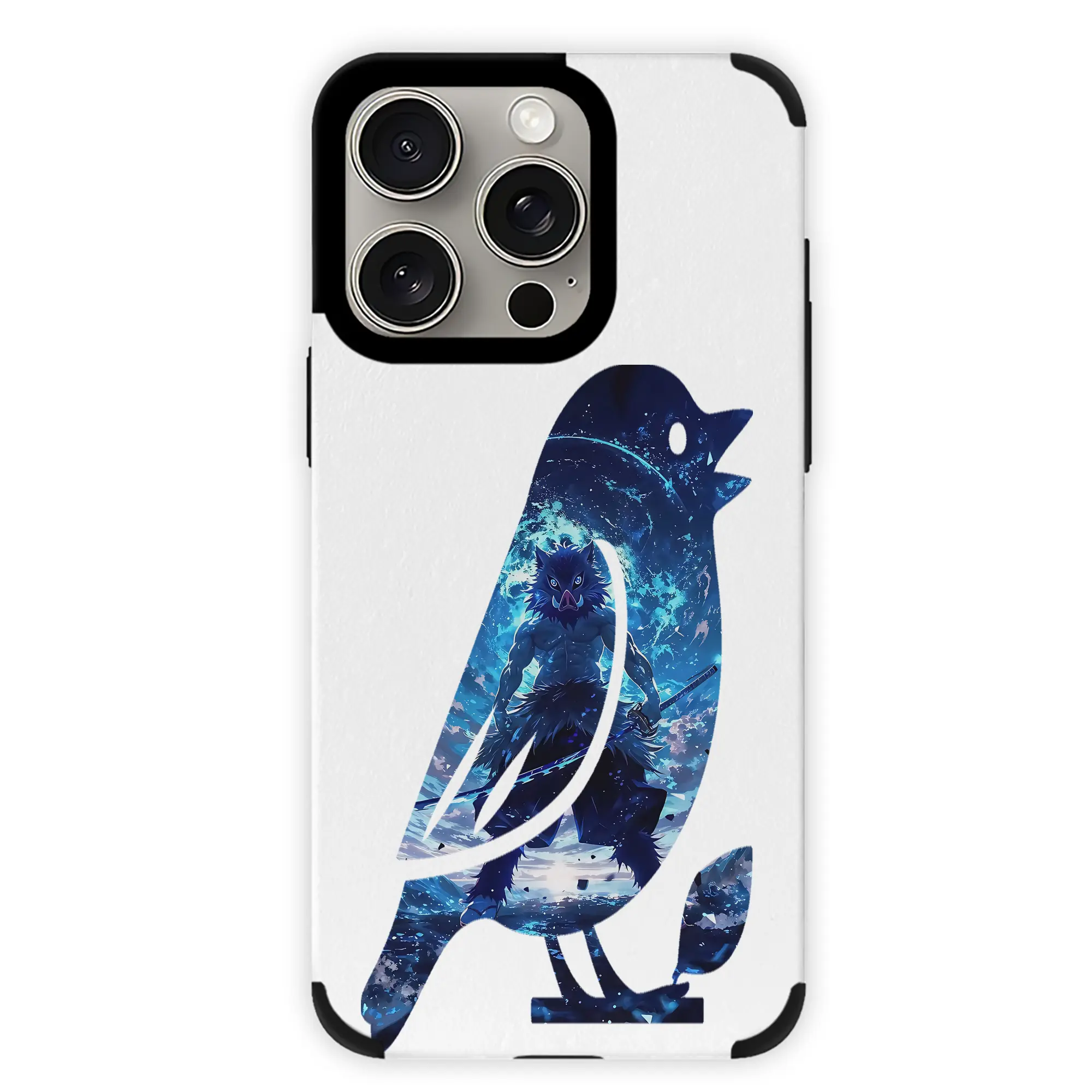 鬼滅の刃 グッズ,嘴平 伊之助 - IPhone15ProMax対応 ・ PUレザースマホケース ・ 耐衝撃 ・ 黄変防止 ・ 360度全面保護 ・ 柔らか手触り ・ 3D立体ボタン