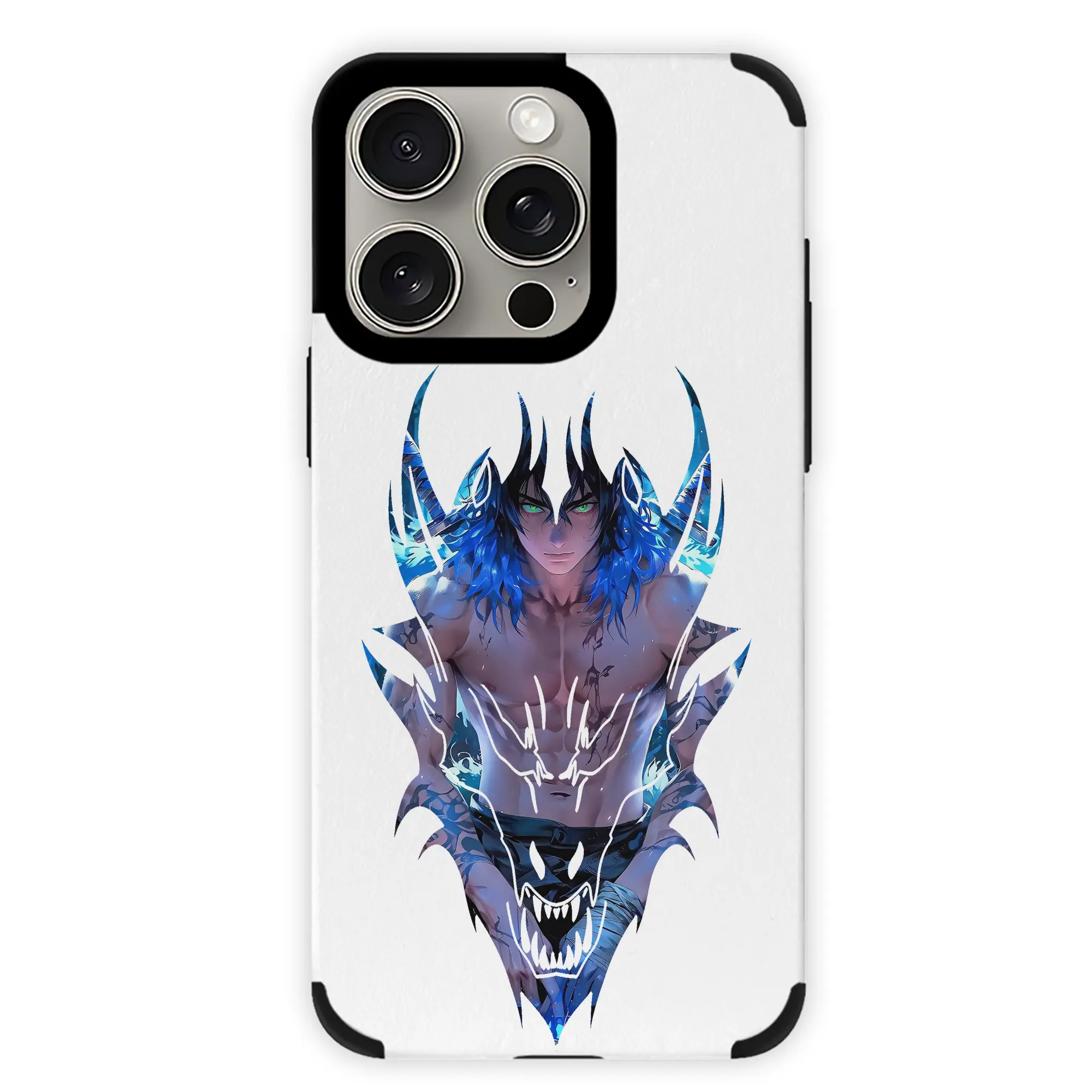 鬼滅の刃 グッズ,嘴平 伊之助 - IPhone15ProMax対応 ・ PUレザースマホケース ・ 耐衝撃 ・ 黄変防止 ・ 360度全面保護 ・ 柔らか手触り ・ 3D立体ボタン