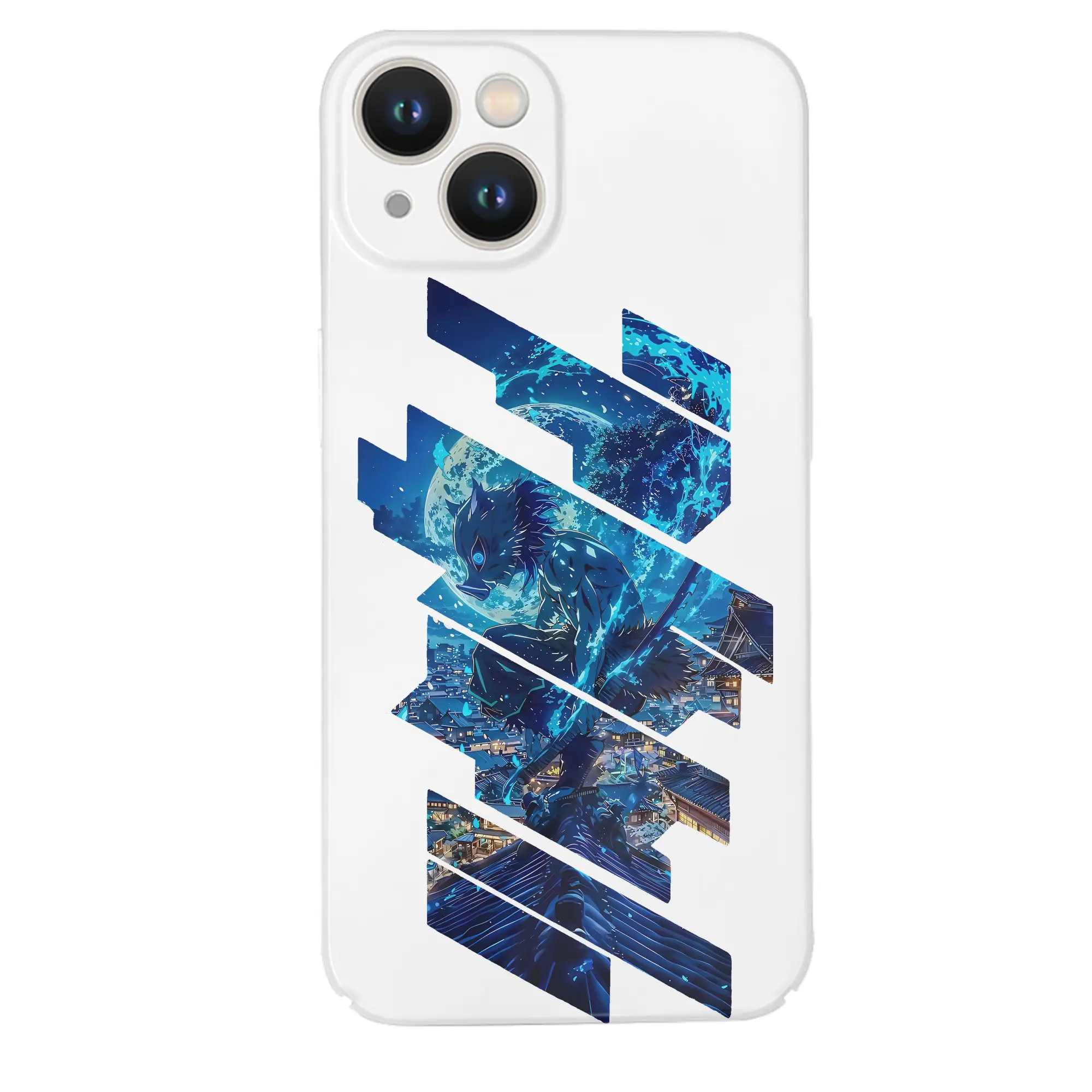 鬼滅の刃 グッズ,嘴平 伊之助 - IPhone 14シリーズ対応 ・ ハードケース ・ 衝撃吸収 ・ 360度密着 ・ カメラ保護 ・ 高品質プラスチック ・ 快適操作