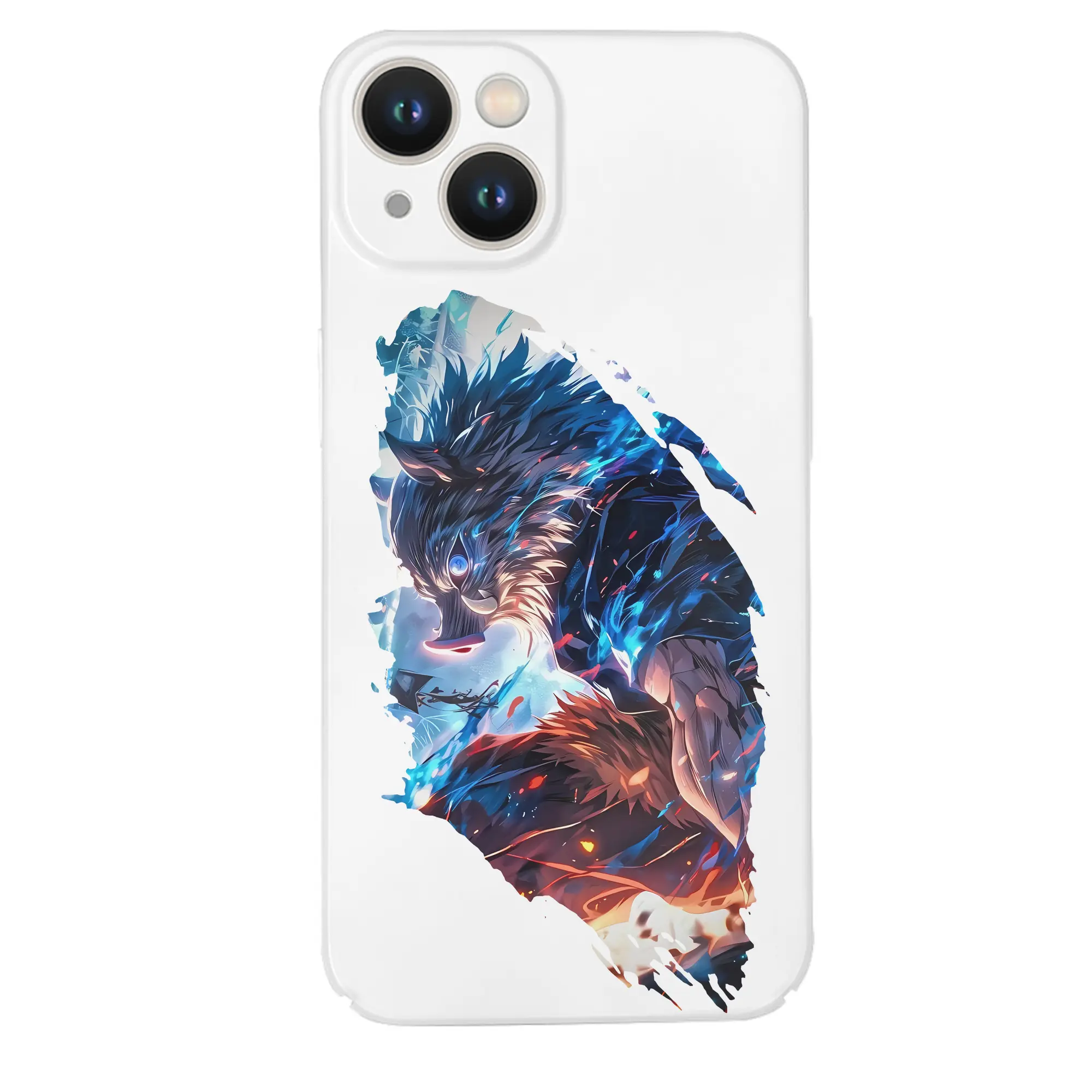 鬼滅の刃 グッズ,嘴平 伊之助 - IPhone 14シリーズ対応 ・ ハードケース ・ 衝撃吸収 ・ 360度密着 ・ カメラ保護 ・ 高品質プラスチック ・ 快適操作