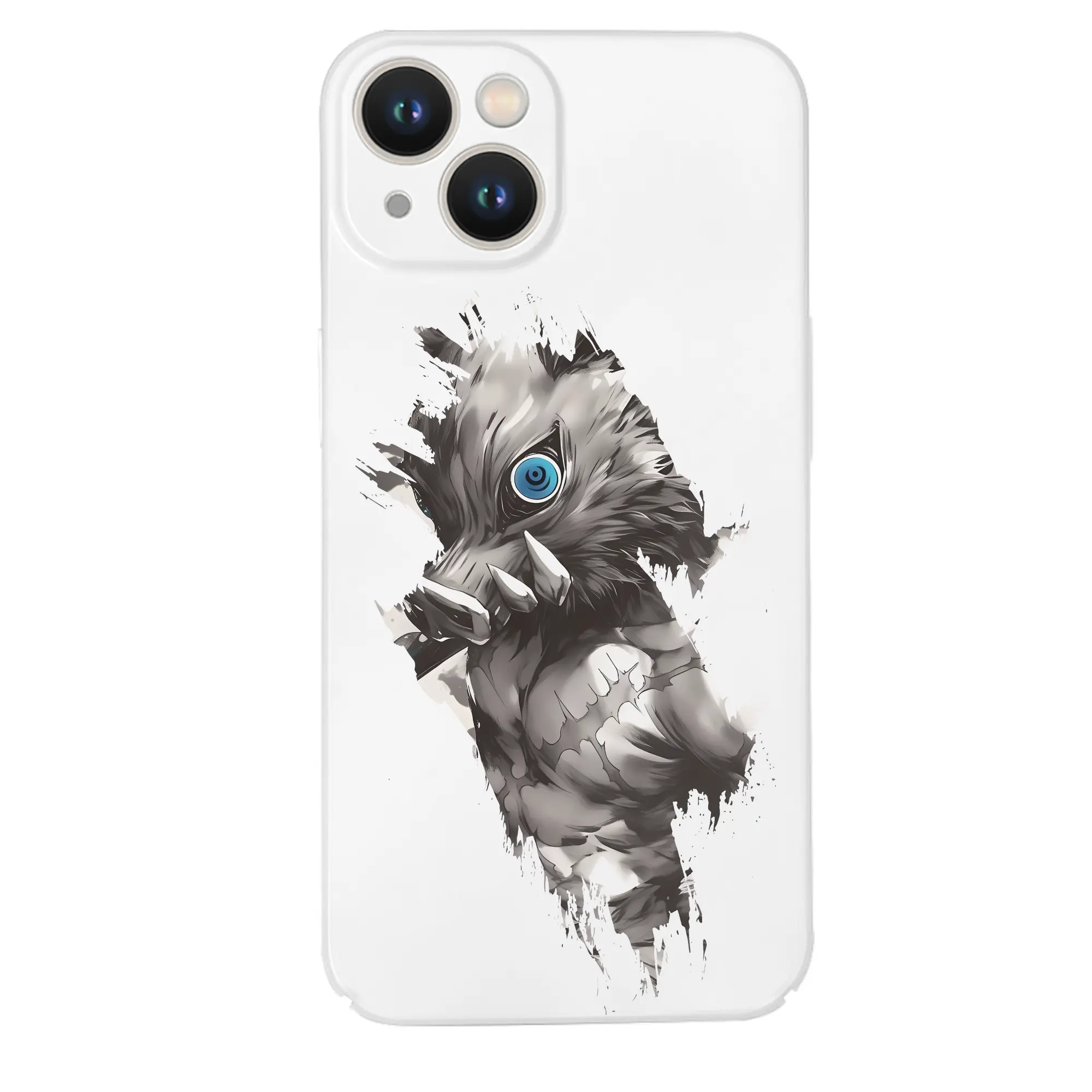 鬼滅の刃 グッズ,嘴平 伊之助 - IPhone 14シリーズ対応 ・ ハードケース ・ 衝撃吸収 ・ 360度密着 ・ カメラ保護 ・ 高品質プラスチック ・ 快適操作