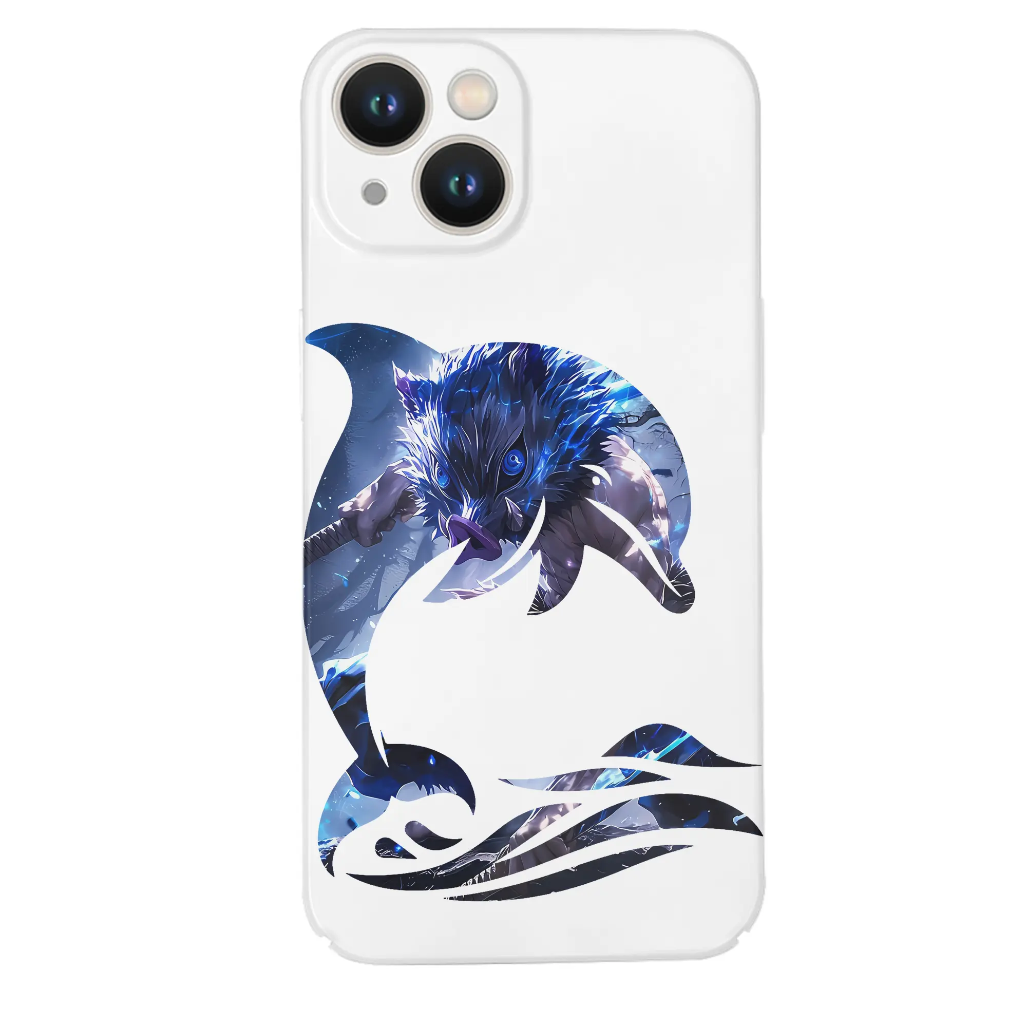 鬼滅の刃 グッズ,嘴平 伊之助 - IPhone 14シリーズ対応 ・ ハードケース ・ 衝撃吸収 ・ 360度密着 ・ カメラ保護 ・ 高品質プラスチック ・ 快適操作