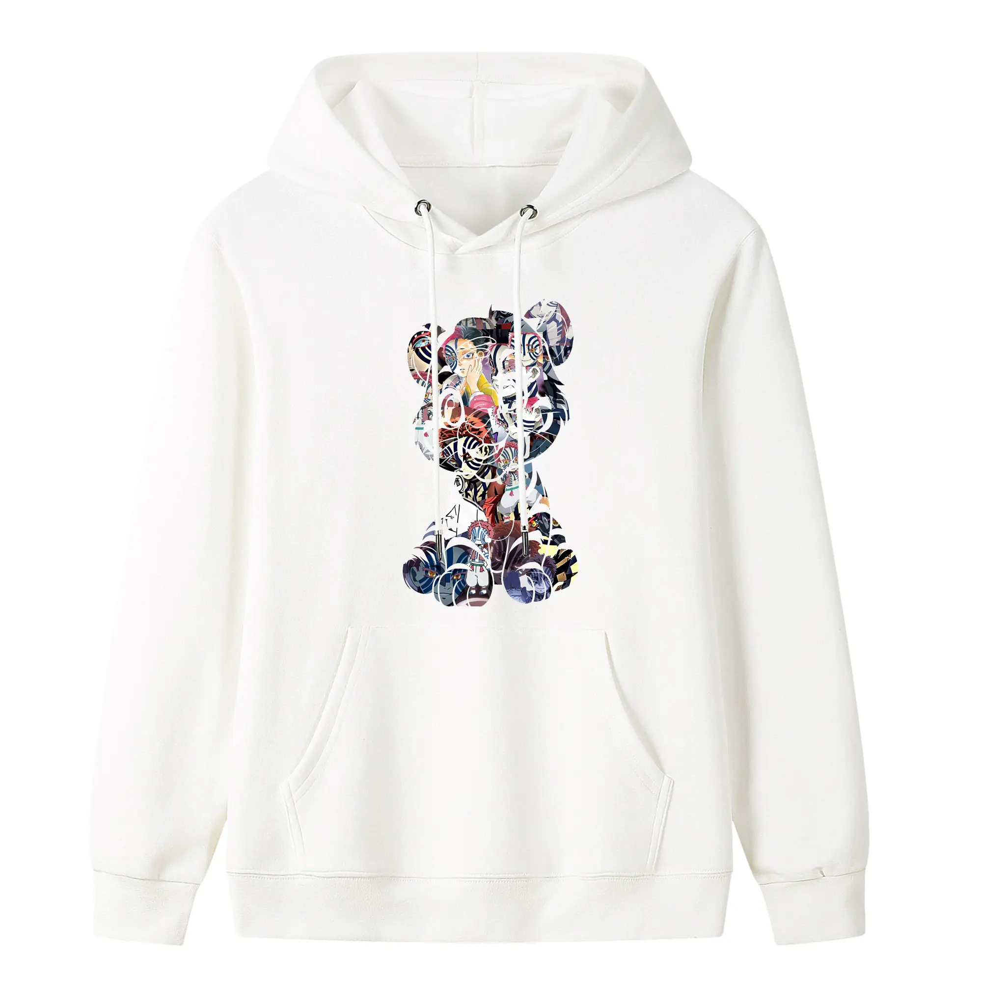 鬼滅の刃 グッズ,猗窩座 - キッズ フード付きパーカー ・ フロントプリント ・ ポリエステル100％ ・ 快適 通学 スポーツ 日常使い お散歩用