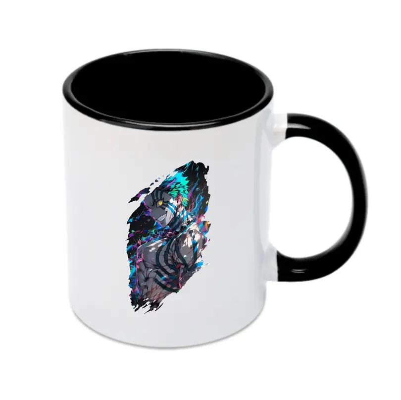 鬼滅の刃 グッズ,猗窩座 - カラフルマグカップ ・ 陶器 ・ 熱転写プリント ・ 鮮やかデザイン ・ 耐久性 高品質 ・ コーヒー お茶 ギフト用