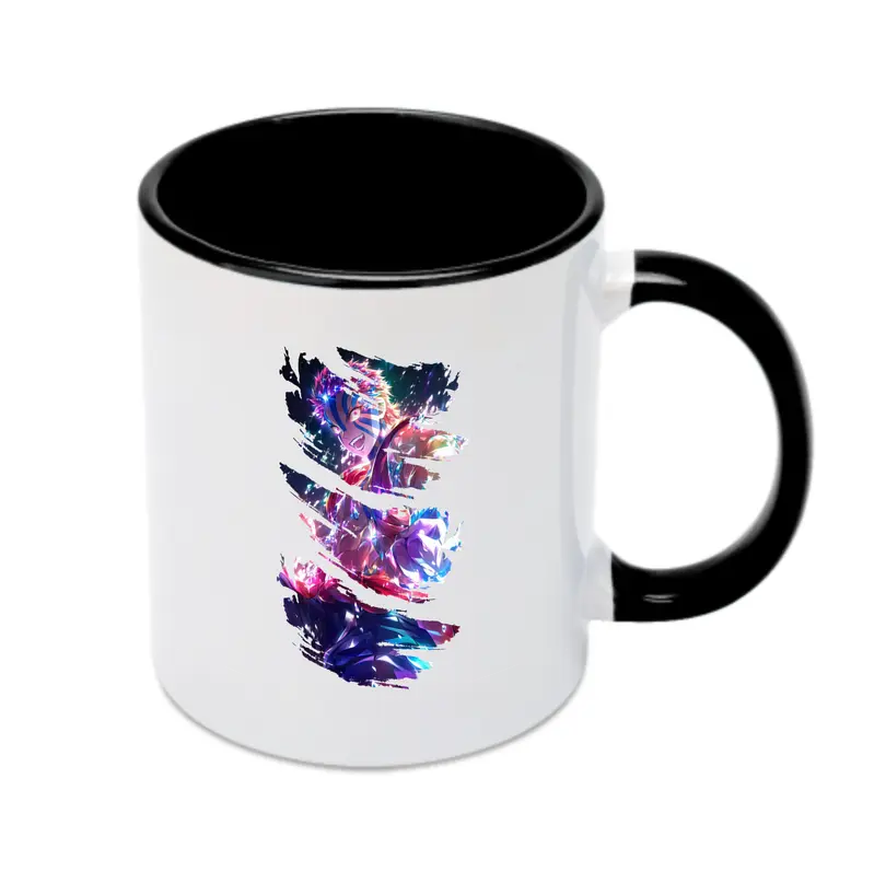 鬼滅の刃 グッズ,猗窩座 - カラフルマグカップ ・ 陶器 ・ 熱転写プリント ・ 鮮やかデザイン ・ 耐久性 高品質 ・ コーヒー お茶 ギフト用