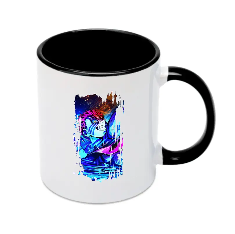 鬼滅の刃 グッズ,猗窩座 - カラフルマグカップ ・ 陶器 ・ 熱転写プリント ・ 鮮やかデザイン ・ 耐久性 高品質 ・ コーヒー お茶 ギフト用