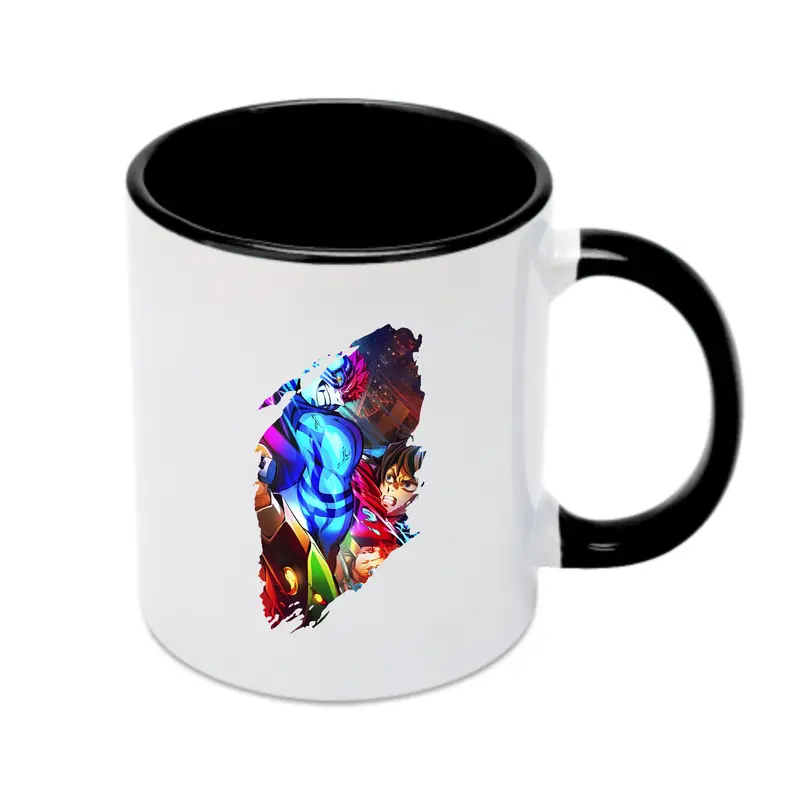 鬼滅の刃 グッズ,猗窩座 - カラフルマグカップ ・ 陶器 ・ 熱転写プリント ・ 鮮やかデザイン ・ 耐久性 高品質 ・ コーヒー お茶 ギフト用