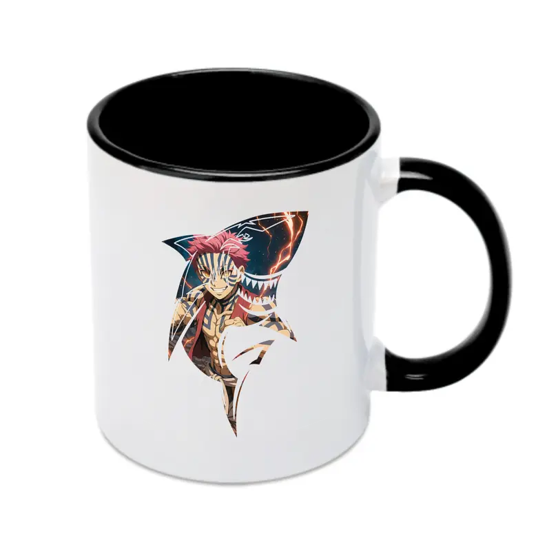 鬼滅の刃 グッズ,猗窩座 - カラフルマグカップ ・ 陶器 ・ 熱転写プリント ・ 鮮やかデザイン ・ 耐久性 高品質 ・ コーヒー お茶 ギフト用