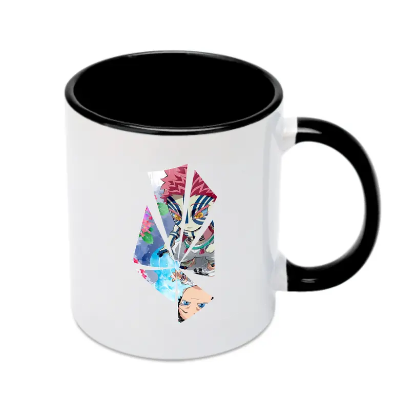 鬼滅の刃 グッズ,猗窩座 - カラフルマグカップ ・ 陶器 ・ 熱転写プリント ・ 鮮やかデザイン ・ 耐久性 高品質 ・ コーヒー お茶 ギフト用