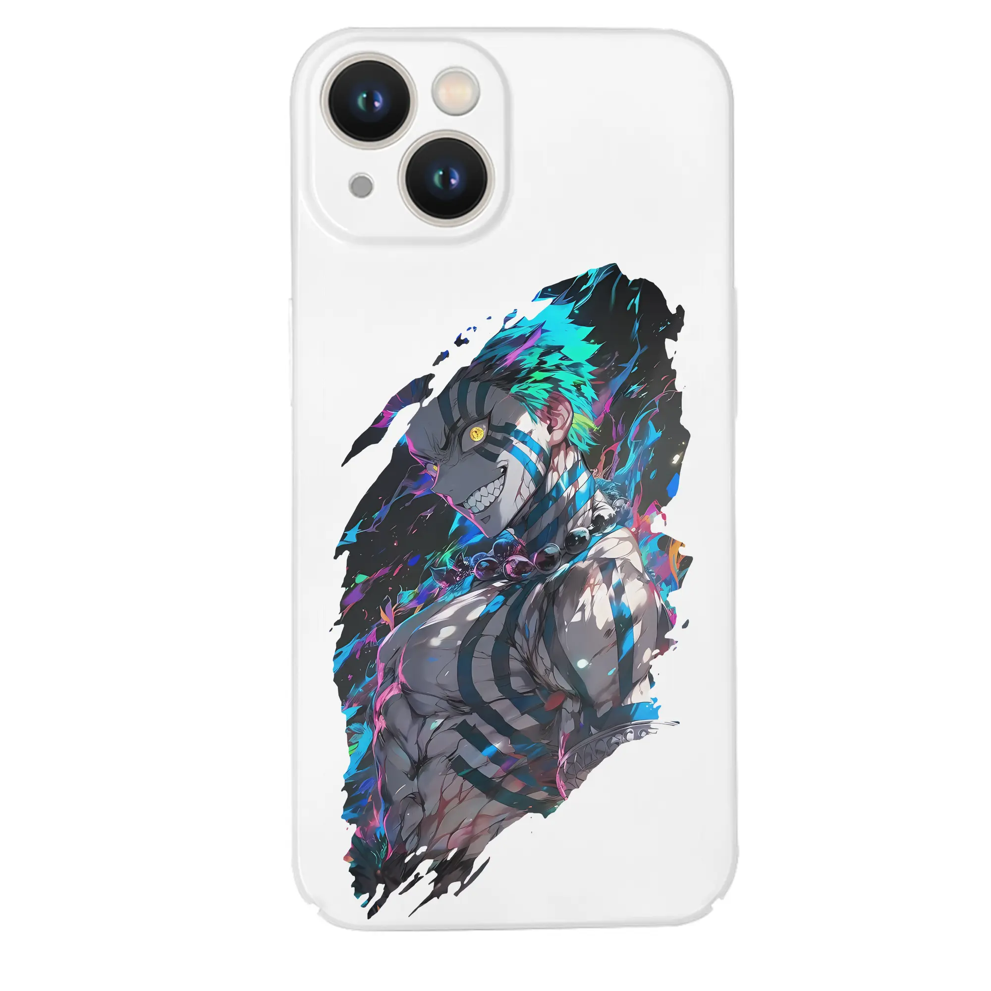 鬼滅の刃 グッズ,猗窩座 - IPhone 14シリーズ対応 ・ ハードケース ・ 衝撃吸収 ・ 360度密着 ・ カメラ保護 ・ 高品質プラスチック ・ 快適操作