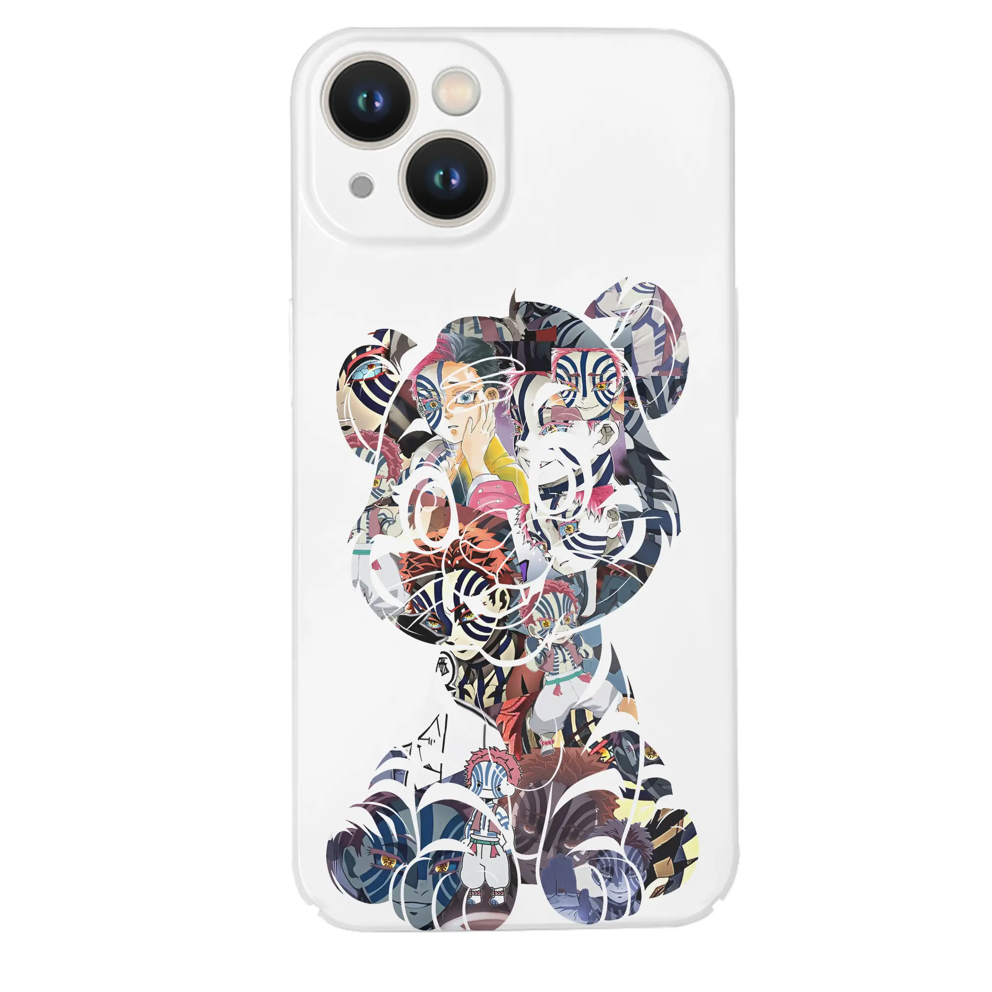 鬼滅の刃 グッズ,猗窩座 - IPhone 14シリーズ対応 ・ ハードケース ・ 衝撃吸収 ・ 360度密着 ・ カメラ保護 ・ 高品質プラスチック ・ 快適操作