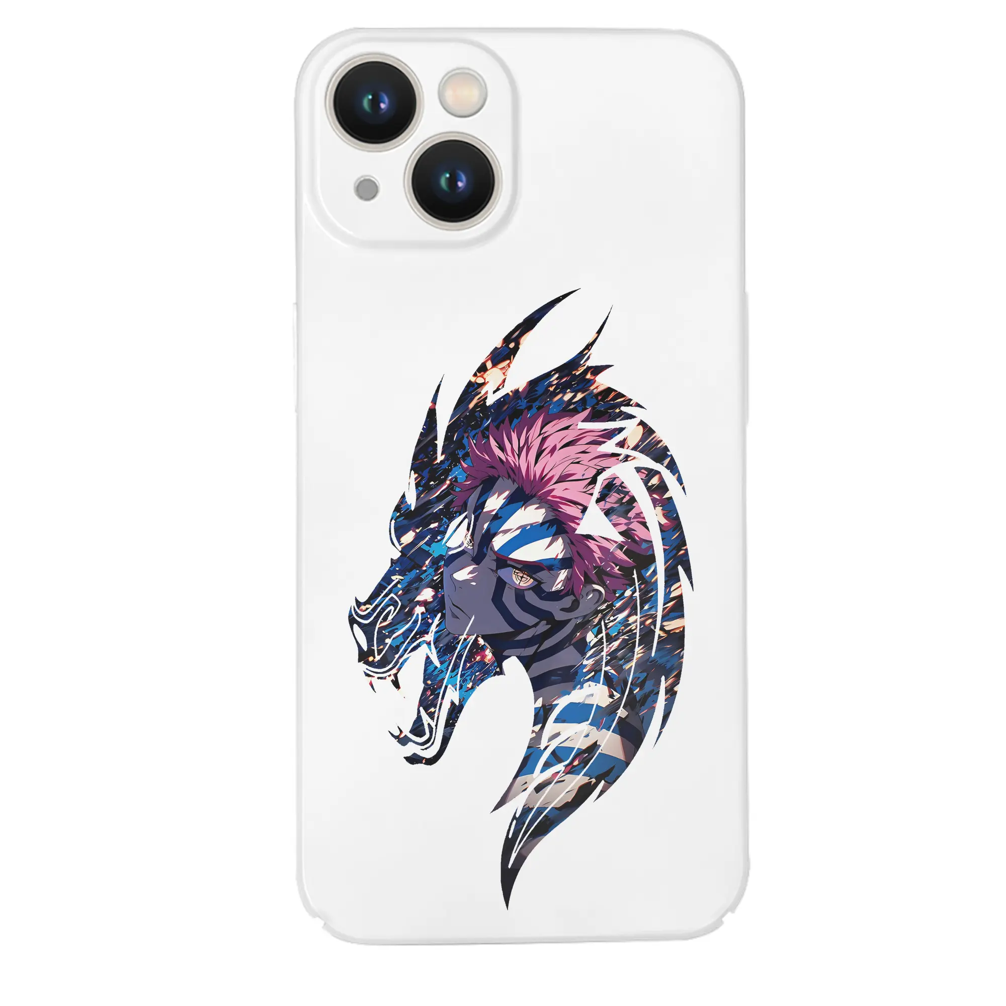 鬼滅の刃 グッズ,猗窩座 - IPhone 14シリーズ対応 ・ ハードケース ・ 衝撃吸収 ・ 360度密着 ・ カメラ保護 ・ 高品質プラスチック ・ 快適操作