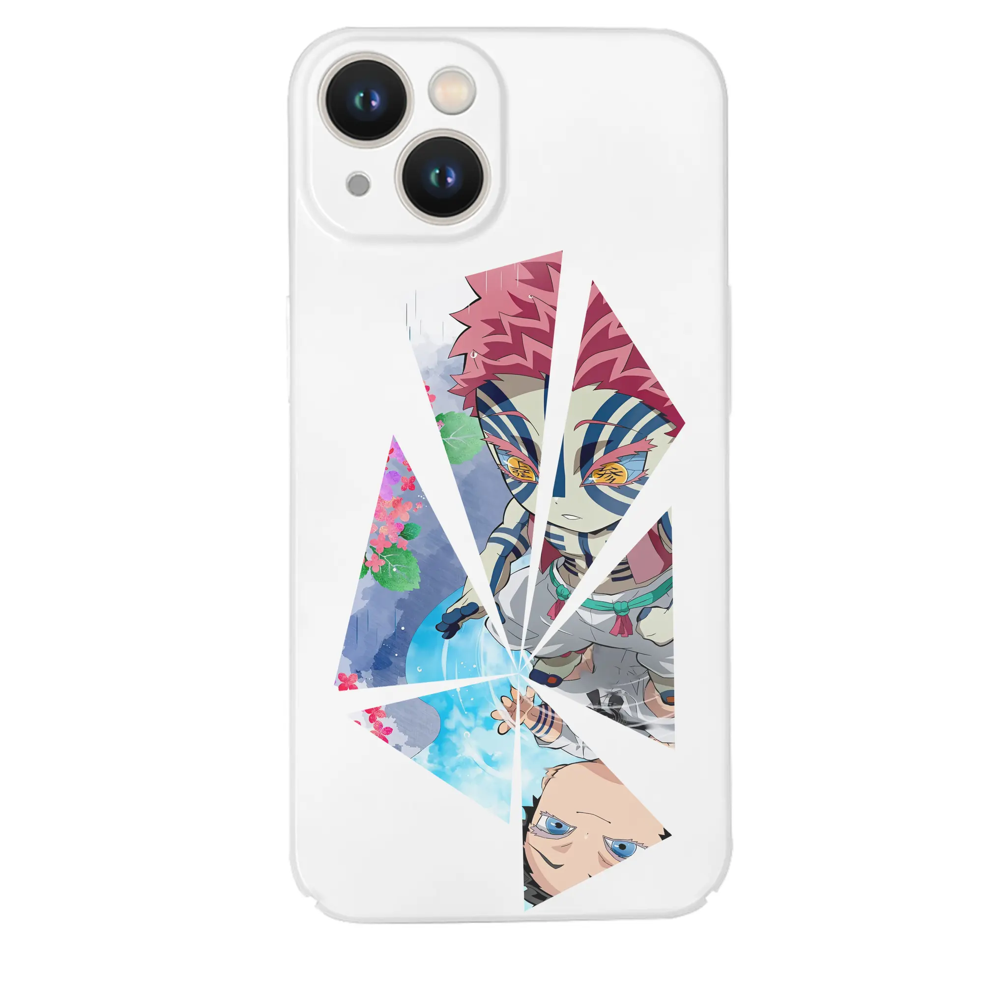 鬼滅の刃 グッズ,猗窩座 - IPhone 14シリーズ対応 ・ ハードケース ・ 衝撃吸収 ・ 360度密着 ・ カメラ保護 ・ 高品質プラスチック ・ 快適操作