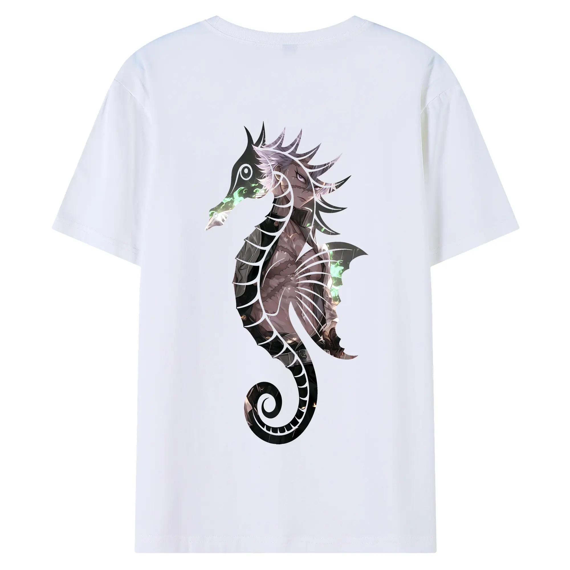 鬼滅の刃 グッズ,不死川 実弥 - 綿100％ 半袖Tシャツ ・ バックプリント ・ 快適 通気性 ・ 日常使い 散歩 スポーツ用