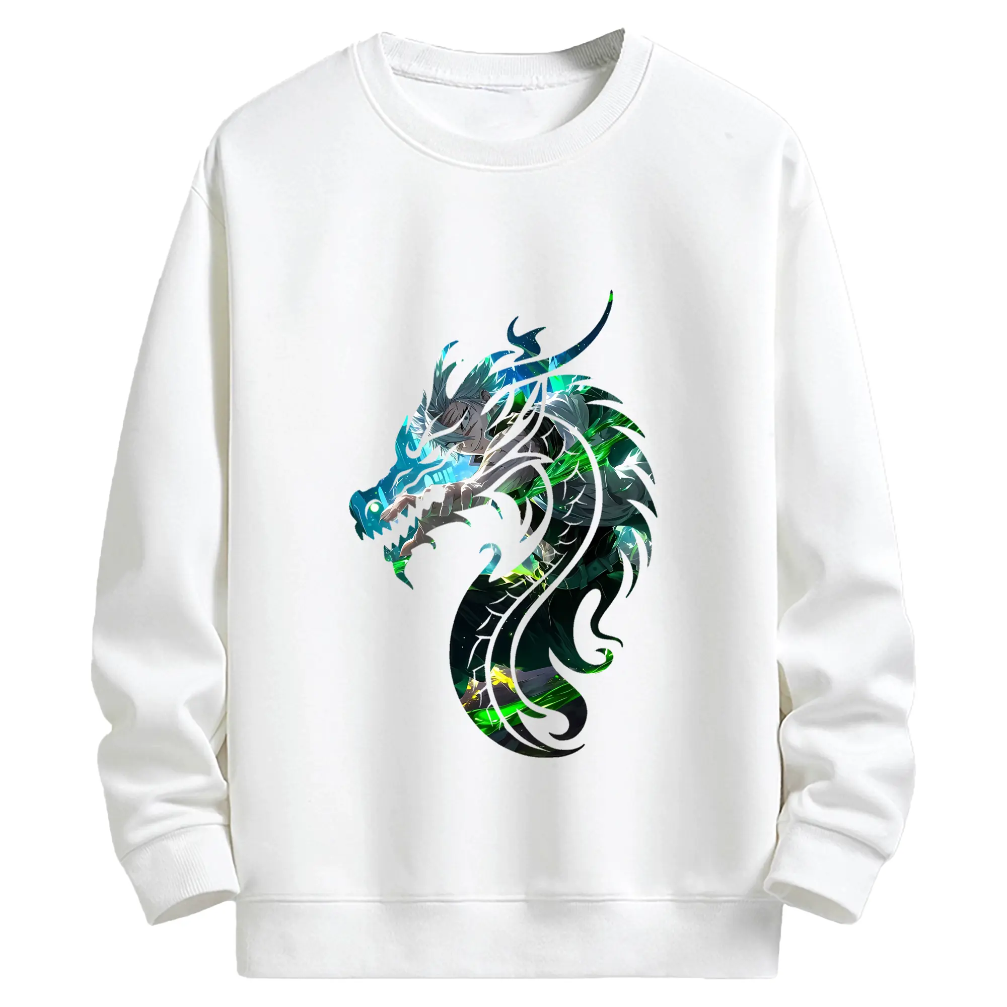 鬼滅の刃 グッズ,不死川 実弥 - 高品質 クルーネック スウェット ・ コットン59％ ポリエステル41％ ・ ユニセックス 長袖 トレーナー ・ カジュアル デイリー スポーツ 散歩用