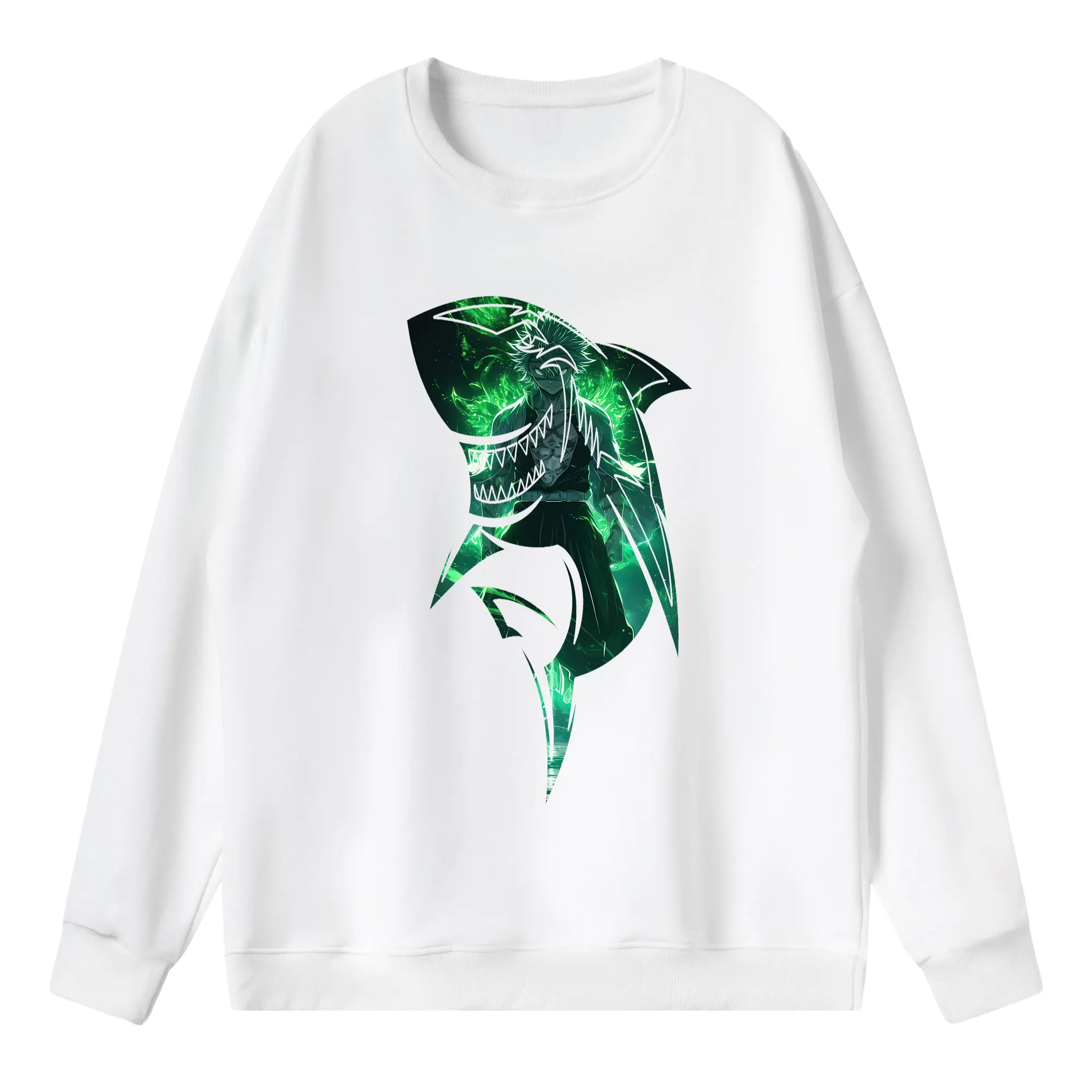 鬼滅の刃 グッズ,不死川 実弥 - 薄手 クルーネック スウェット 裏毛260g · ポリエステル 春秋向け カジュアル 男女兼用 · トレーナー デイリー スポーツ 散歩に最適