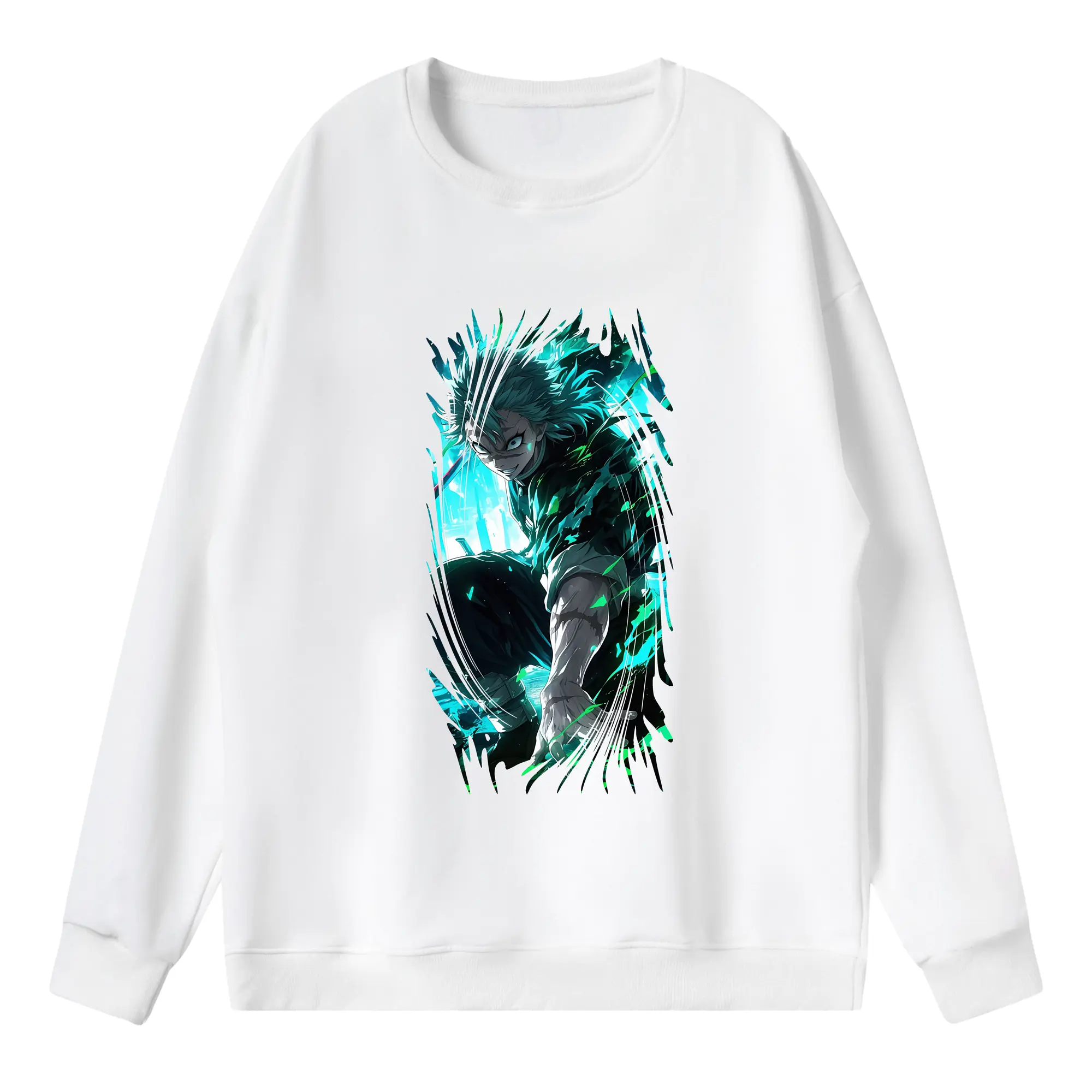 鬼滅の刃 グッズ,不死川 実弥 - 薄手 クルーネック スウェット 裏毛260g · ポリエステル 春秋向け カジュアル 男女兼用 · トレーナー デイリー スポーツ 散歩に最適