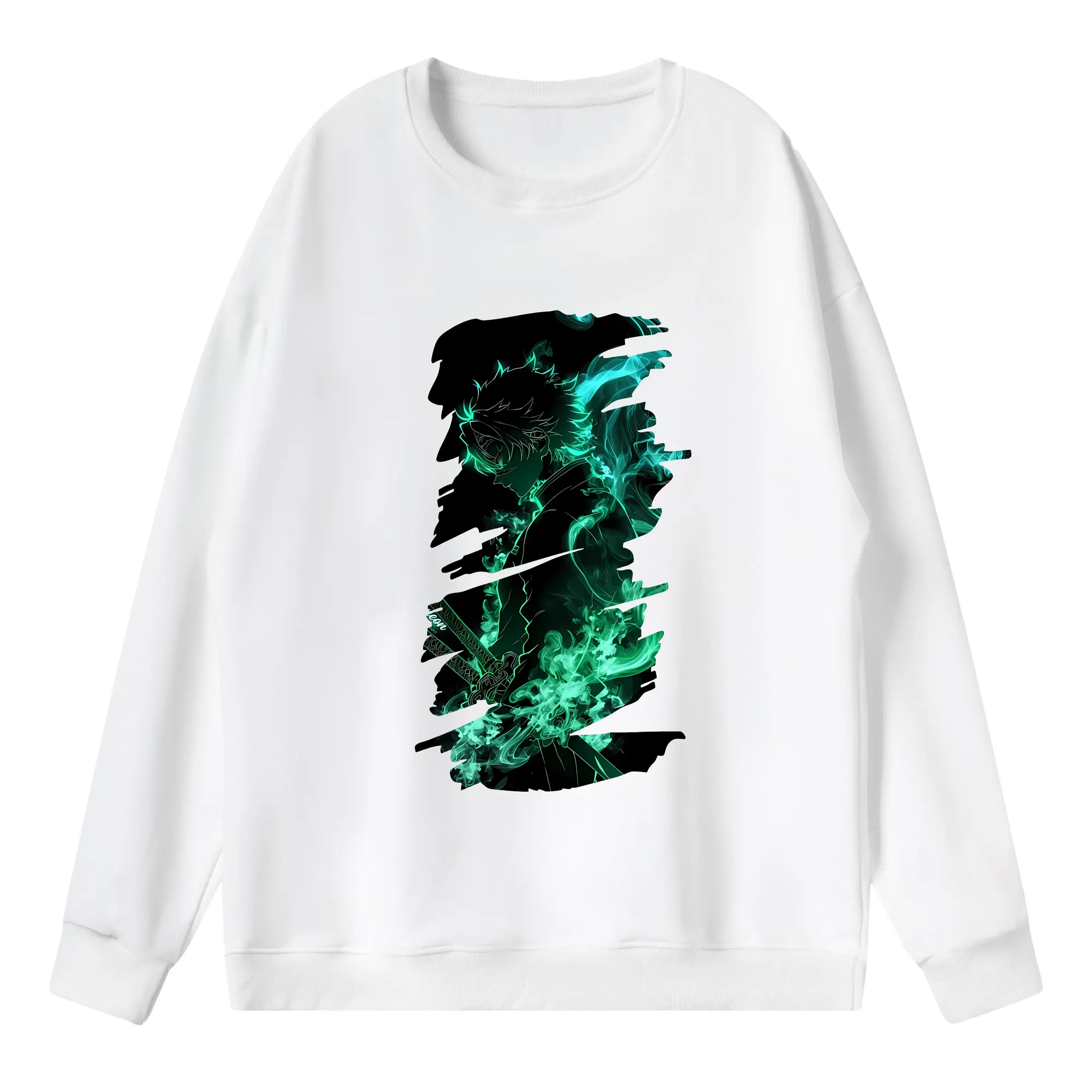 鬼滅の刃 グッズ,不死川 実弥 - 薄手 クルーネック スウェット 裏毛260g · ポリエステル 春秋向け カジュアル 男女兼用 · トレーナー デイリー スポーツ 散歩に最適