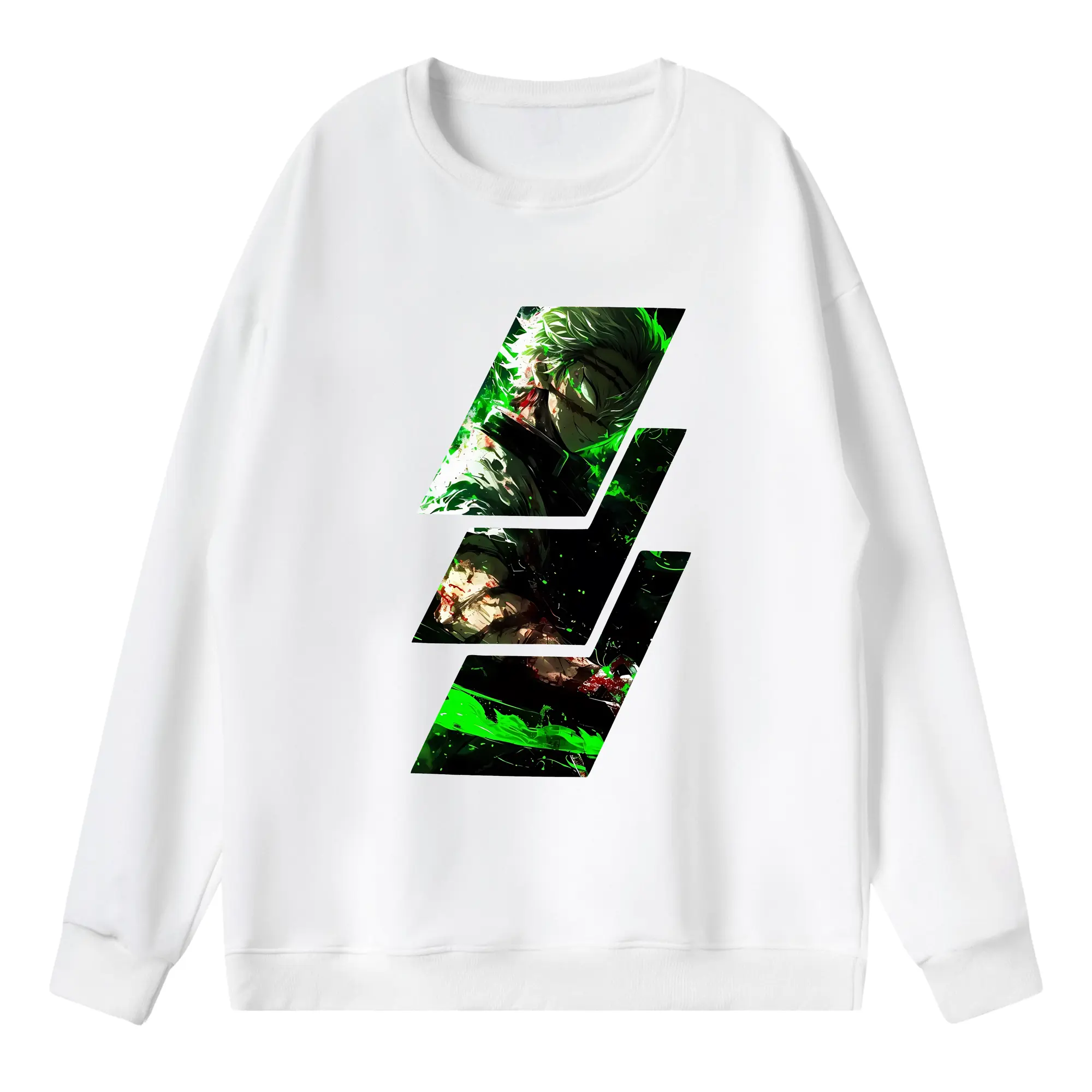 鬼滅の刃 グッズ,不死川 実弥 - 薄手 クルーネック スウェット 裏毛260g · ポリエステル 春秋向け カジュアル 男女兼用 · トレーナー デイリー スポーツ 散歩に最適