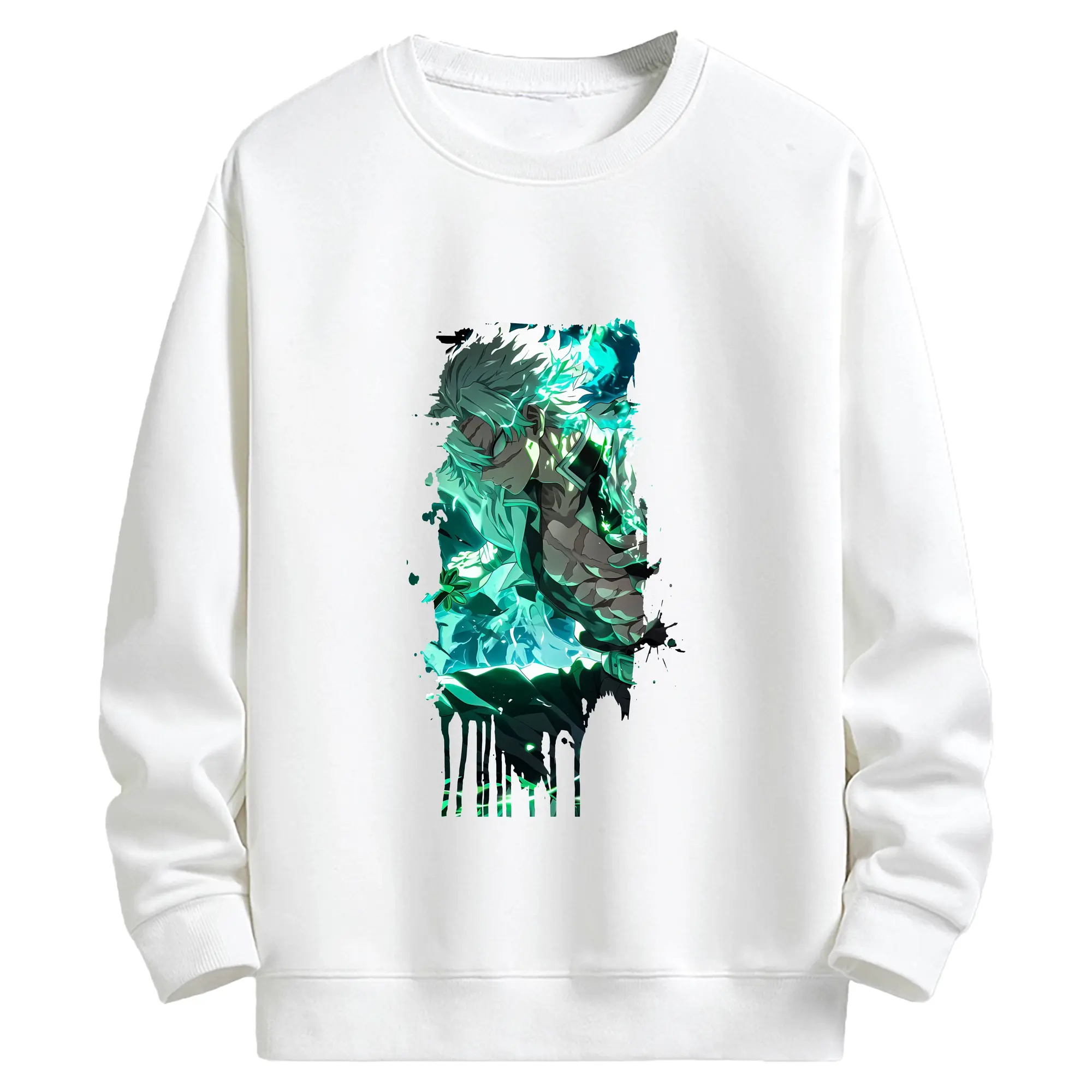 鬼滅の刃 グッズ,不死川 実弥 - キッズ クルーネックスウェットシャツ ・ フロントプリント ・ 綿80％ ポリエステル20％ ・ 快適 通学 スポーツ 日常使い お散歩用