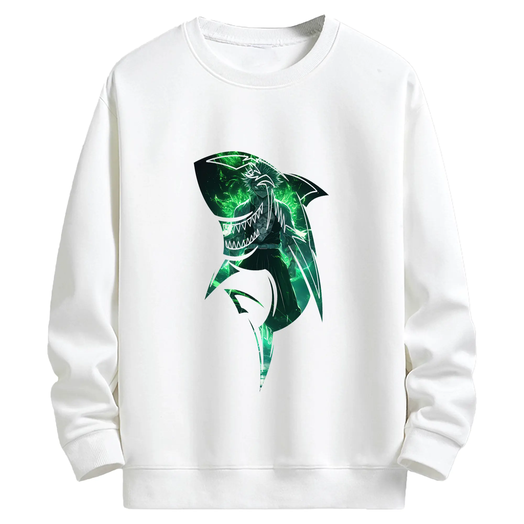 鬼滅の刃 グッズ,不死川 実弥 - キッズ クルーネックスウェットシャツ ・ フロントプリント ・ 綿80％ ポリエステル20％ ・ 快適 通学 スポーツ 日常使い お散歩用