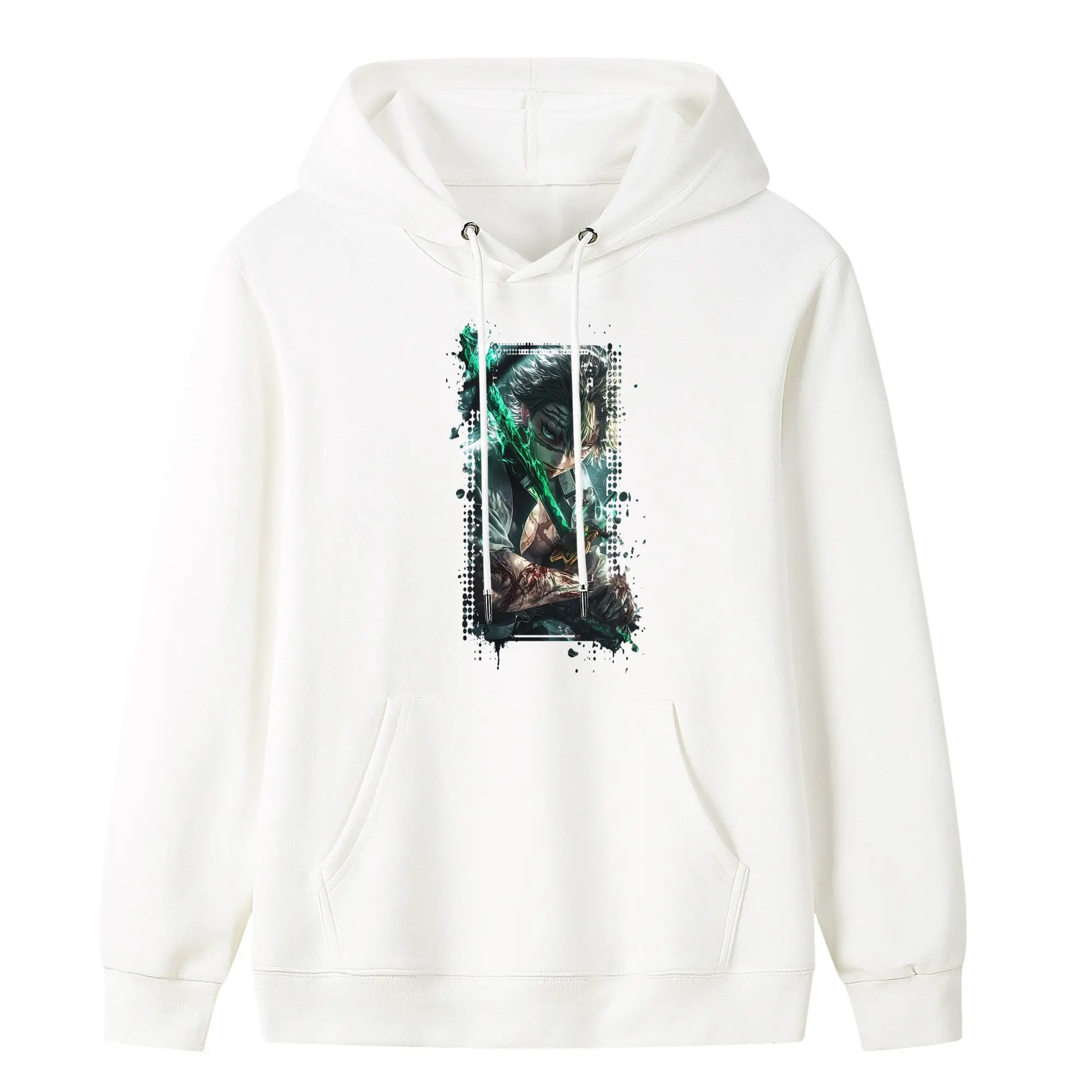 鬼滅の刃 グッズ,不死川 実弥 - キッズ フード付きパーカー ・ フロントプリント ・ ポリエステル100％ ・ 快適 通学 スポーツ 日常使い お散歩用