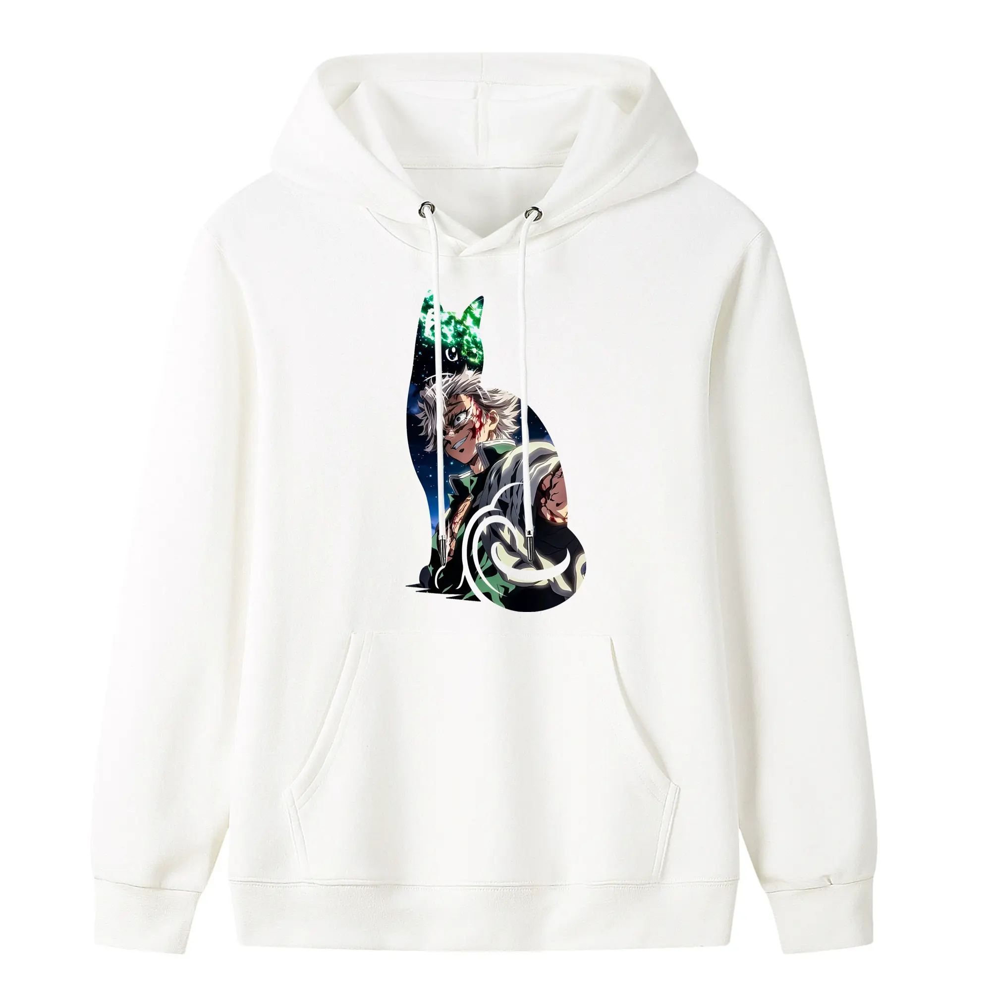 鬼滅の刃 グッズ,不死川 実弥 - キッズ フード付きパーカー ・ フロントプリント ・ ポリエステル100％ ・ 快適 通学 スポーツ 日常使い お散歩用