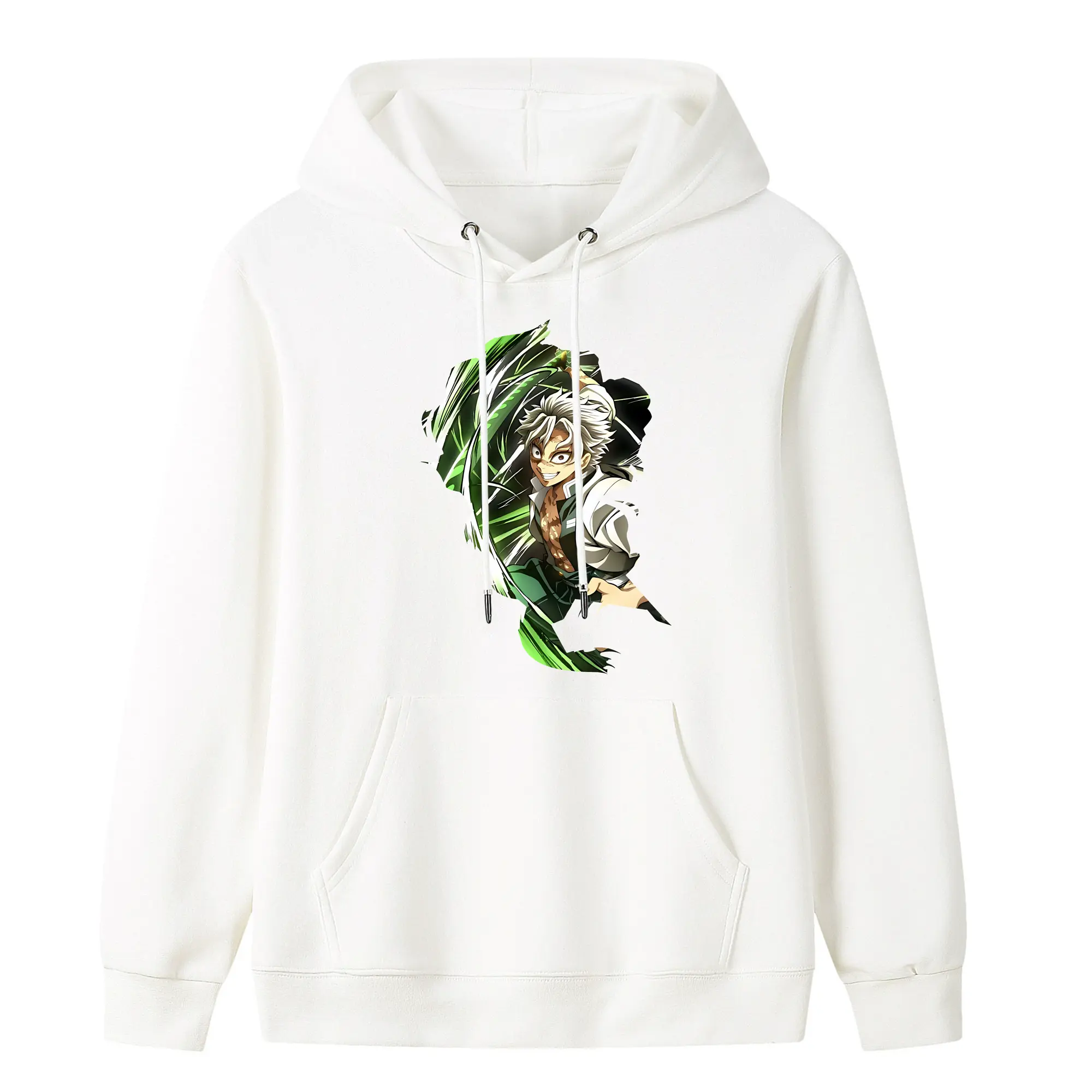 鬼滅の刃 グッズ,不死川 実弥 - キッズ フード付きパーカー ・ フロントプリント ・ ポリエステル100％ ・ 快適 通学 スポーツ 日常使い お散歩用