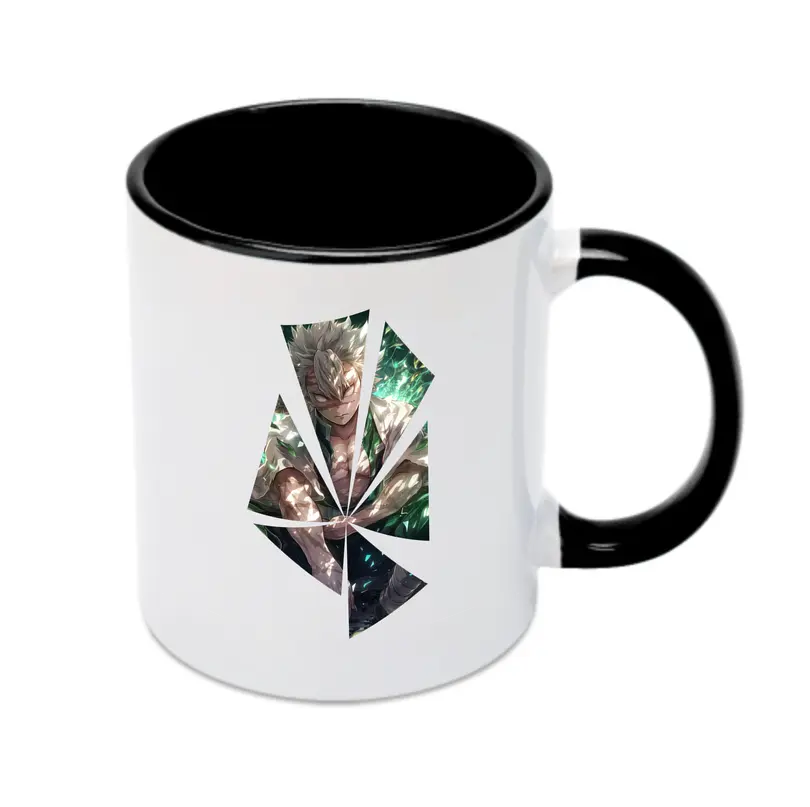 鬼滅の刃 グッズ,不死川 実弥 - カラフルマグカップ ・ 陶器 ・ 熱転写プリント ・ 鮮やかデザイン ・ 耐久性 高品質 ・ コーヒー お茶 ギフト用