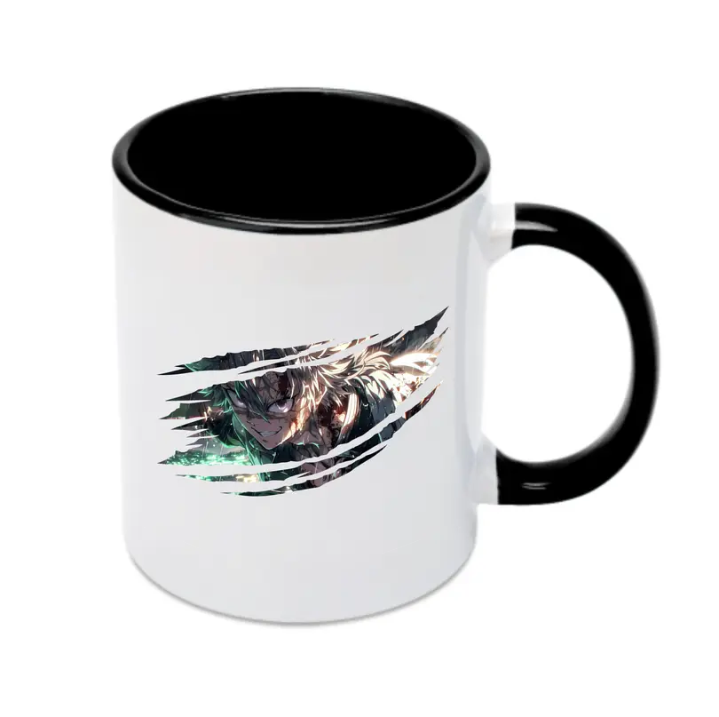 鬼滅の刃 グッズ,不死川 実弥 - カラフルマグカップ ・ 陶器 ・ 熱転写プリント ・ 鮮やかデザイン ・ 耐久性 高品質 ・ コーヒー お茶 ギフト用