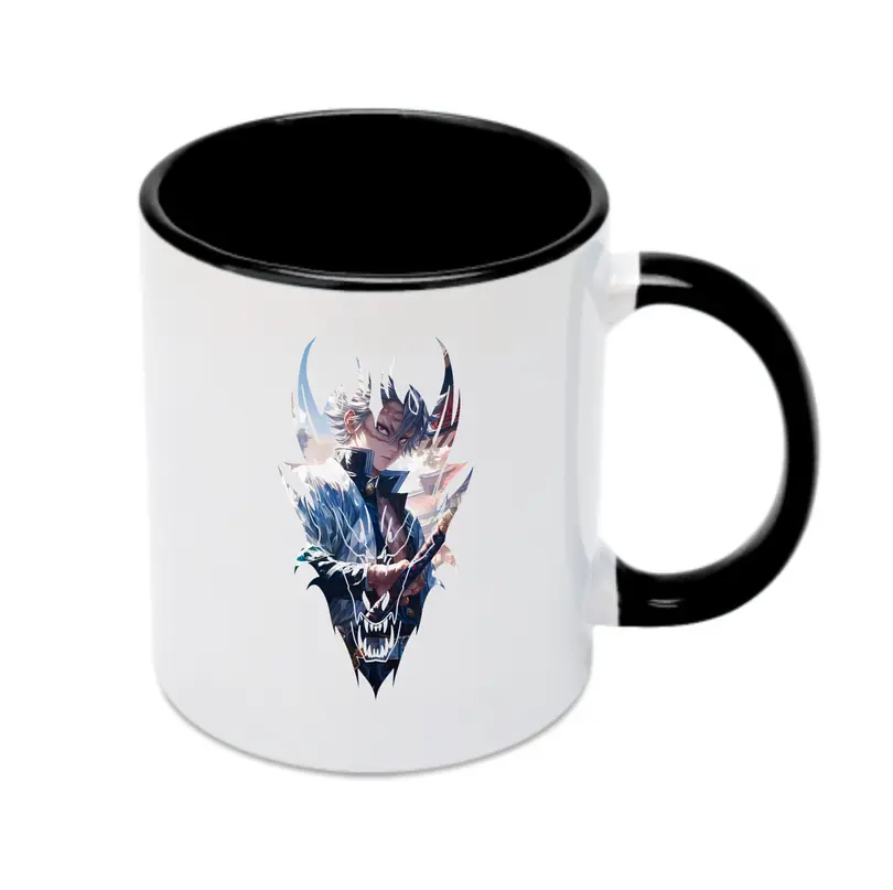 鬼滅の刃 グッズ,不死川 実弥 - カラフルマグカップ ・ 陶器 ・ 熱転写プリント ・ 鮮やかデザイン ・ 耐久性 高品質 ・ コーヒー お茶 ギフト用
