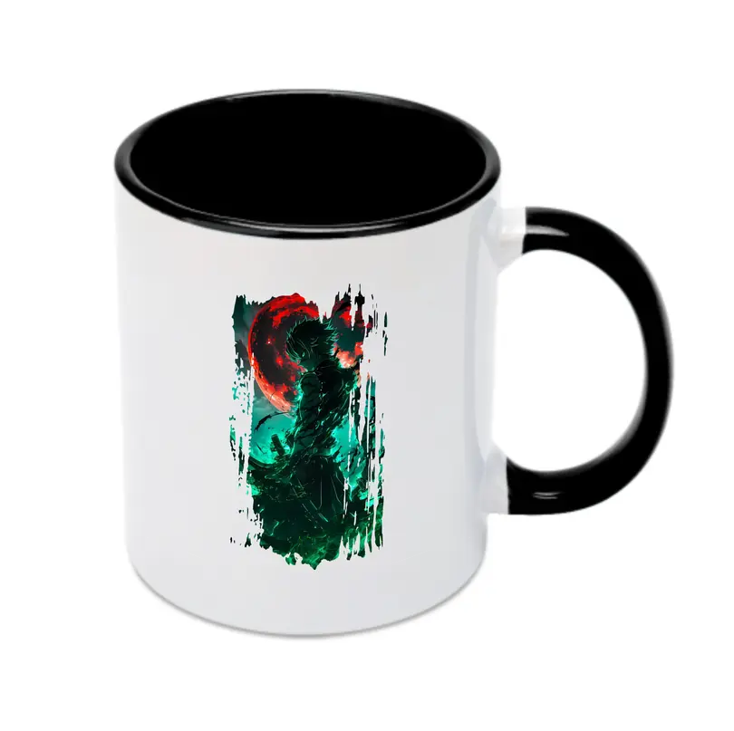 鬼滅の刃 グッズ,不死川 実弥 - カラフルマグカップ ・ 陶器 ・ 熱転写プリント ・ 鮮やかデザイン ・ 耐久性 高品質 ・ コーヒー お茶 ギフト用